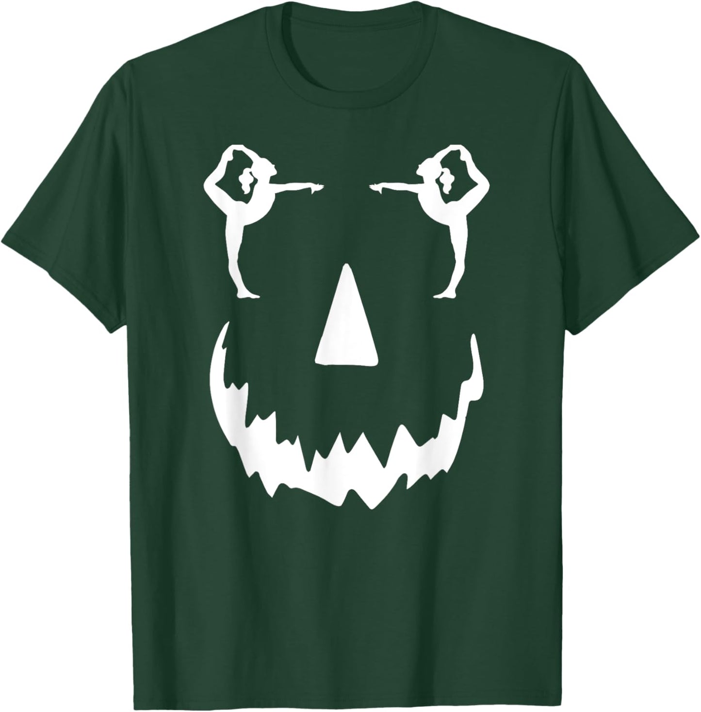funny Gymnastics pumpkin Gymnastics halloween T-Shirt - T-Shirt | Forest