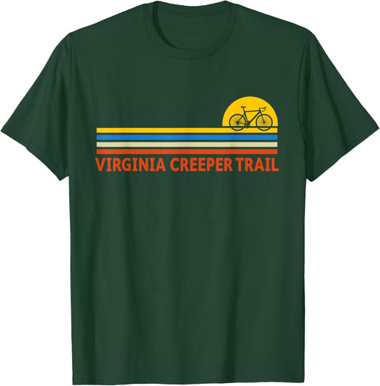 Virginia Creeper Trail Outdoor Adventure Nature Hike T-Shirt - T-Shirt | Forest