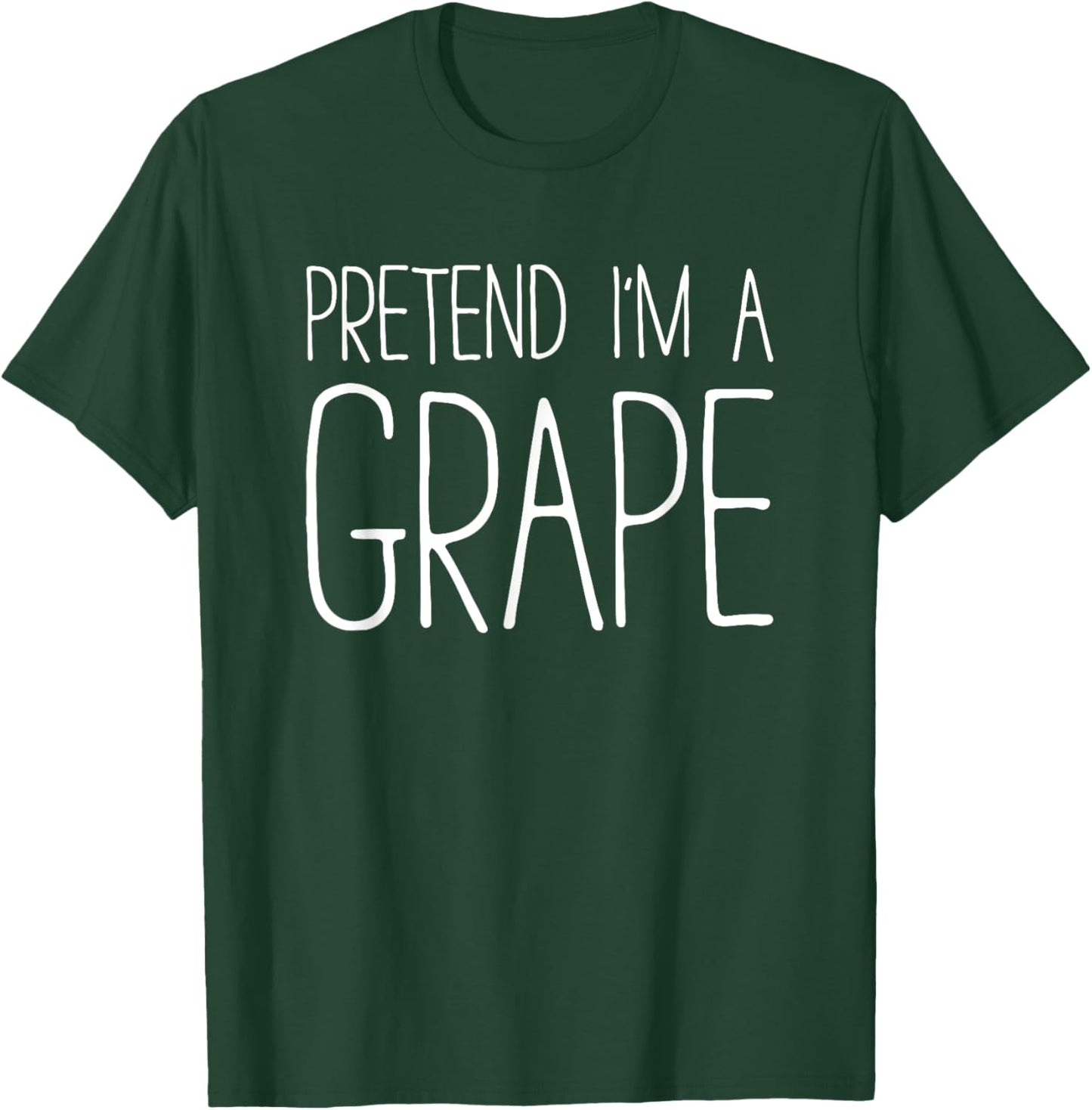 Pretend I'm A Grape Shirt Adult Kids Men Women Costume T-Shirt - T-Shirt | Forest