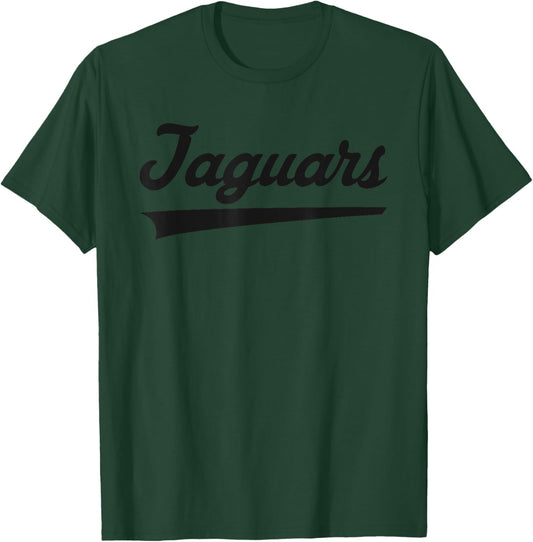 Hilliard Bradley Jaguars Vintage Swoosh T-Shirt - T-Shirt | Forest