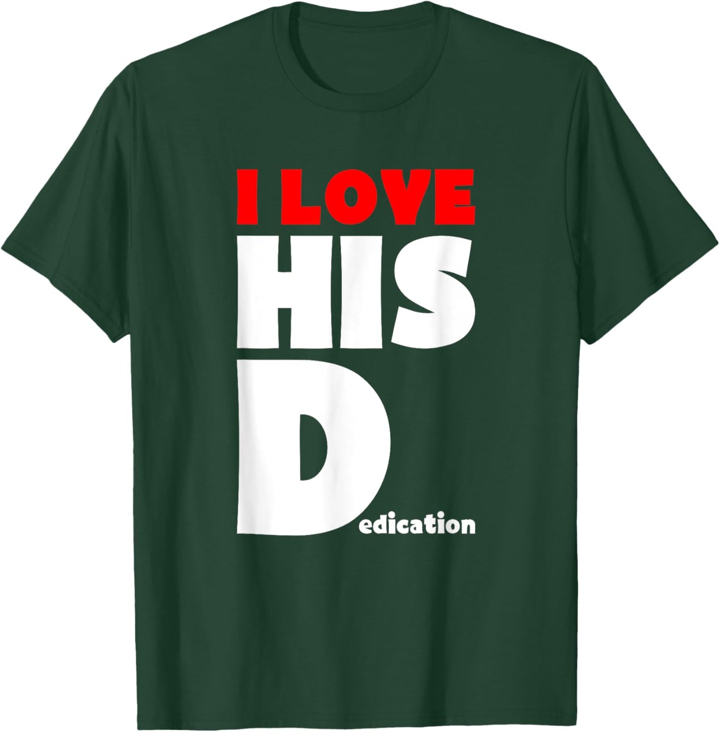 I Love Her P I Love His D Funny Matching Halloween Couples T-Shirt - T-Shirt | Forest