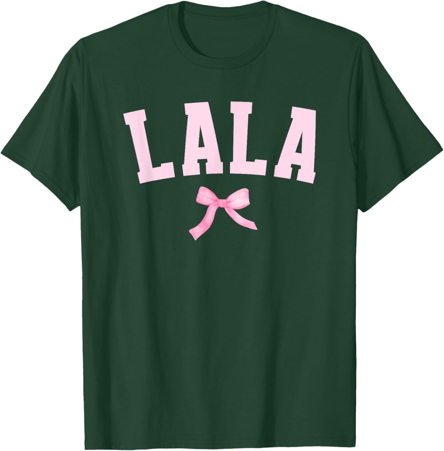 Best Lala Grandma For Mother's Day Black -Adults Small Classic Short Sleeve Appreciation T-Shirt - T-Shirt | Forest