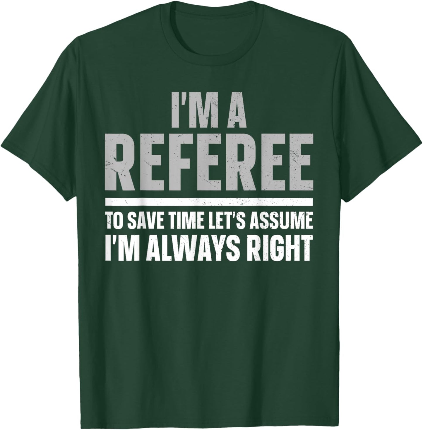 Cool Referee Design Women Reffing Sports Ref Referee T-Shirt - T-Shirt | Forest