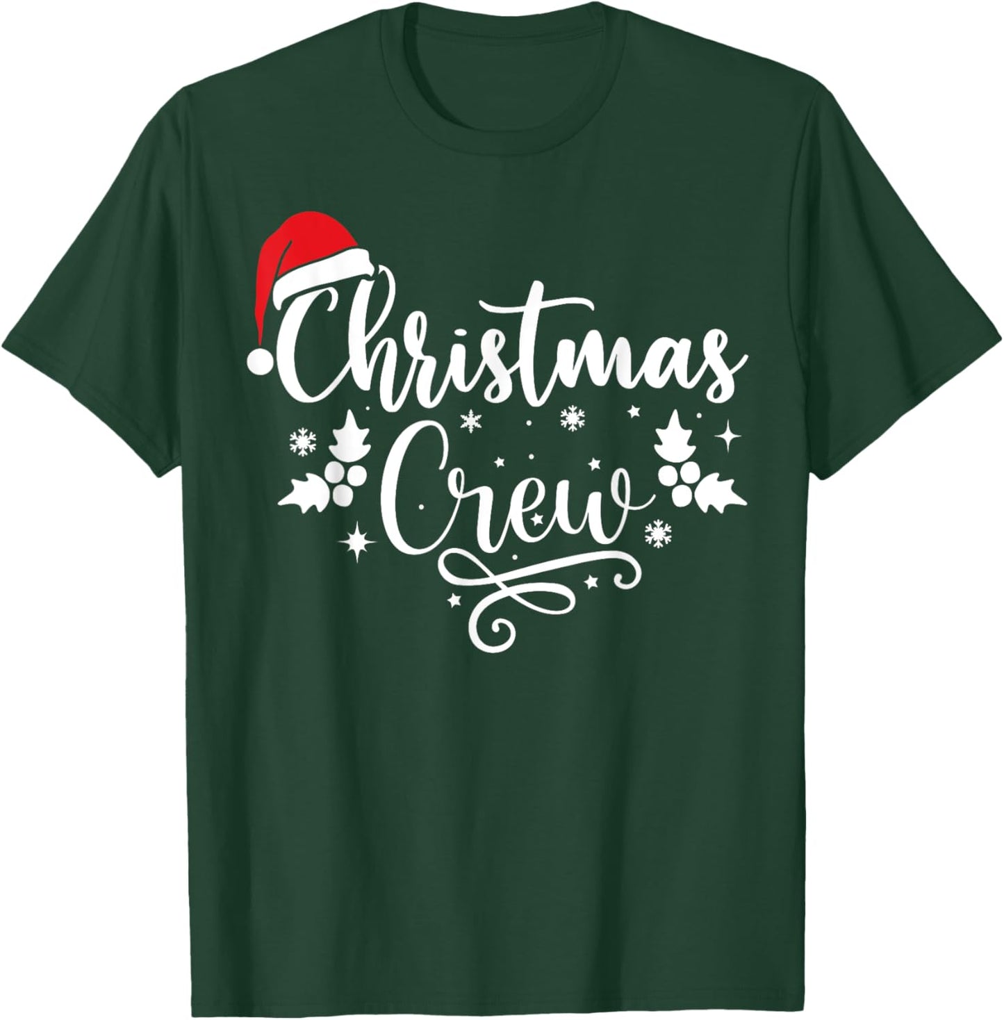 Christmas Crew Family Group Matching Christmas Pajama Party T-Shirt - T-Shirt | Forest