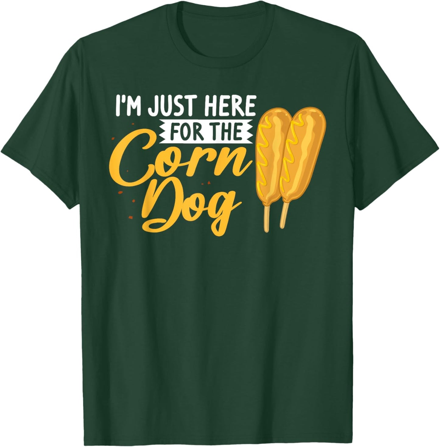 Corn Dog Funny Korean Food Recipe T-Shirt - T-Shirt | Forest