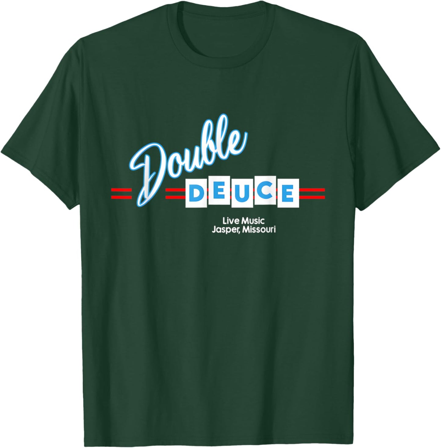 Double 80s Deuce Music Vintage T-Shirt - T-Shirt | Forest