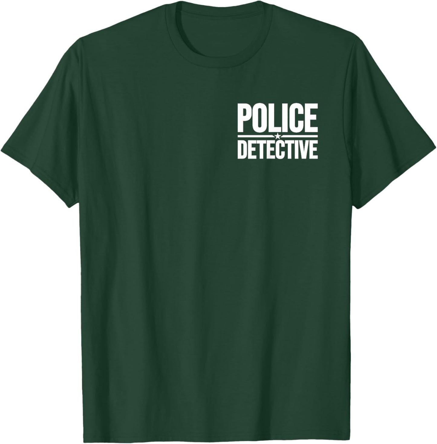 Police Detective Uniform Costume Halloween T-Shirt - T-Shirt | Forest