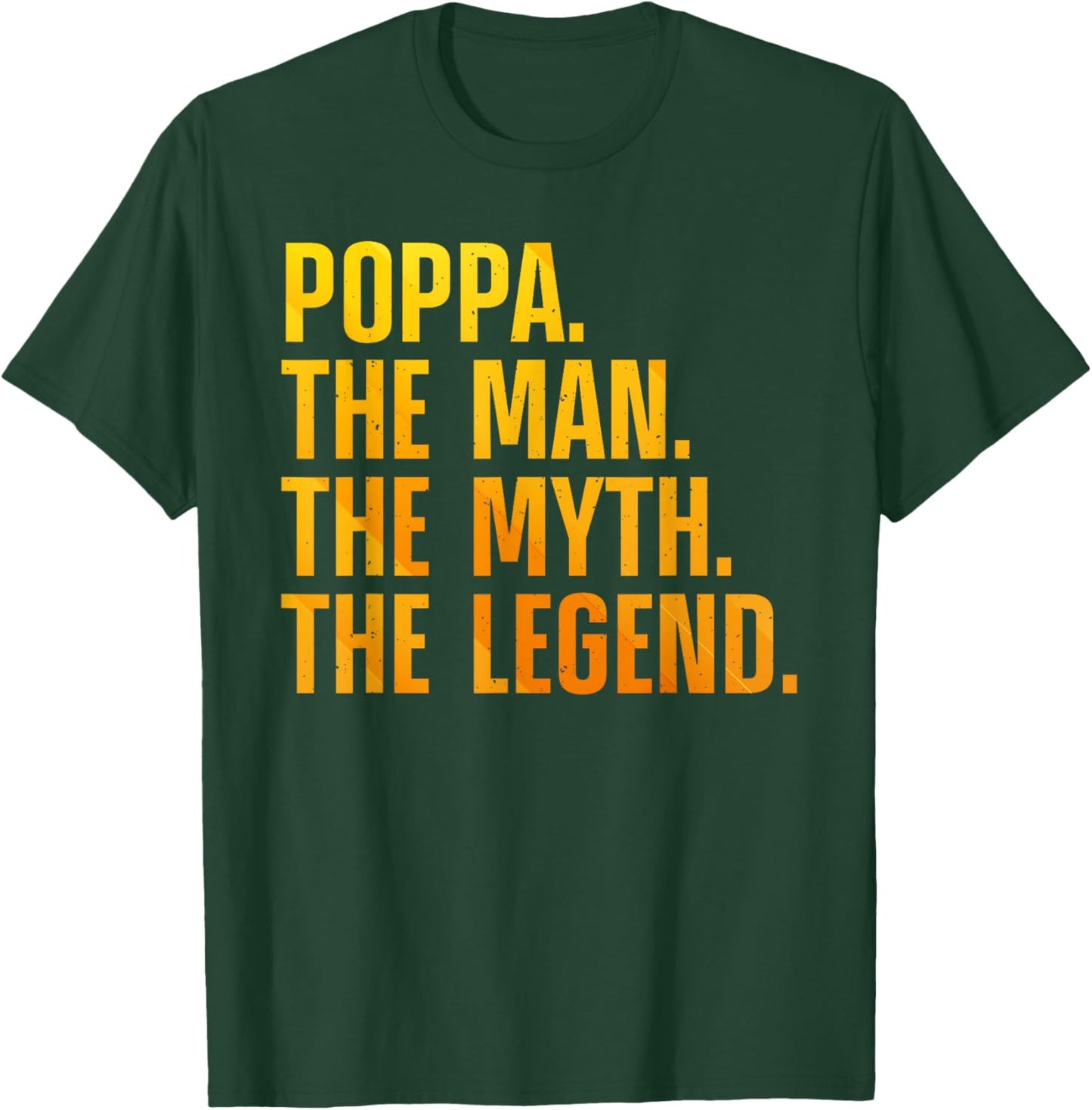 Poppa Design For Grandpa Grandfather From Grandkids Poppa T-Shirt - T-Shirt | Forest
