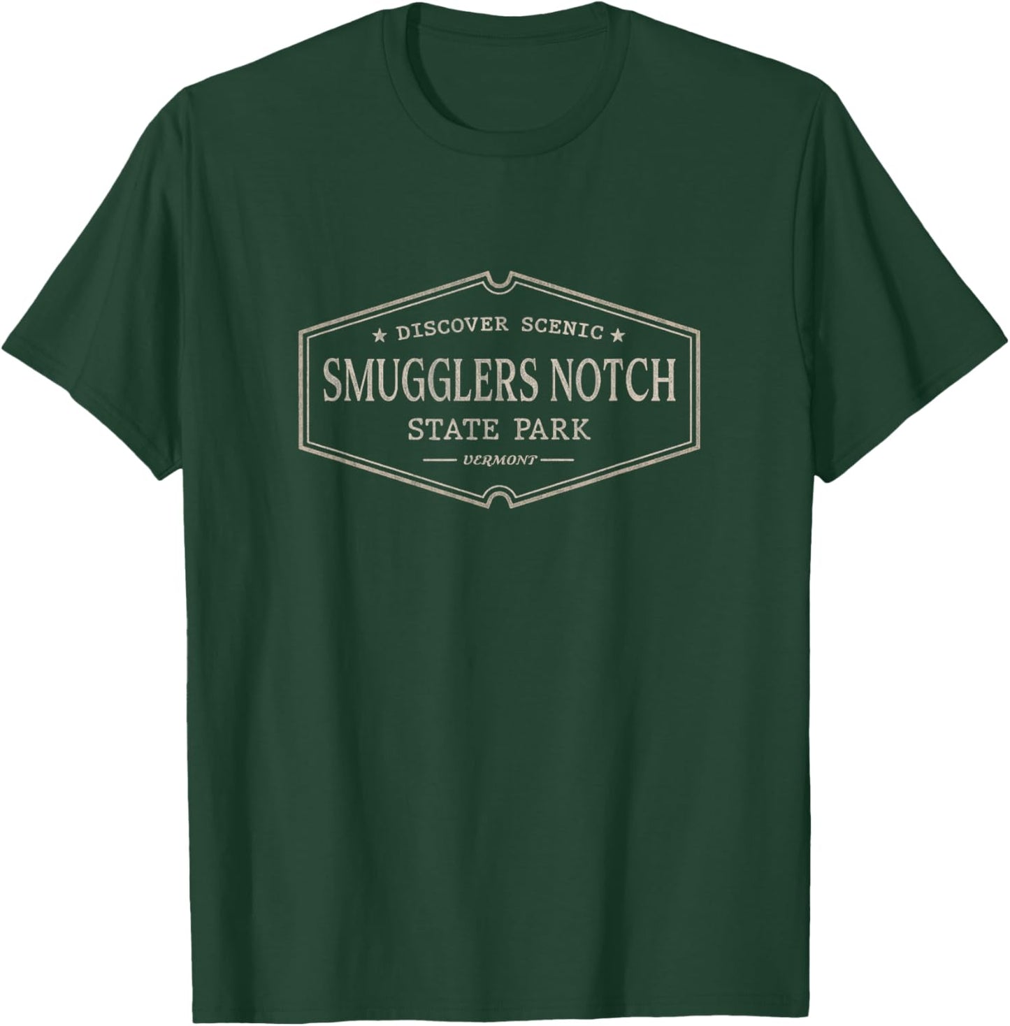 Smugglers Notch State Park Vermont | Scenic Smugglers Notch T-Shirt - T-Shirt | Forest