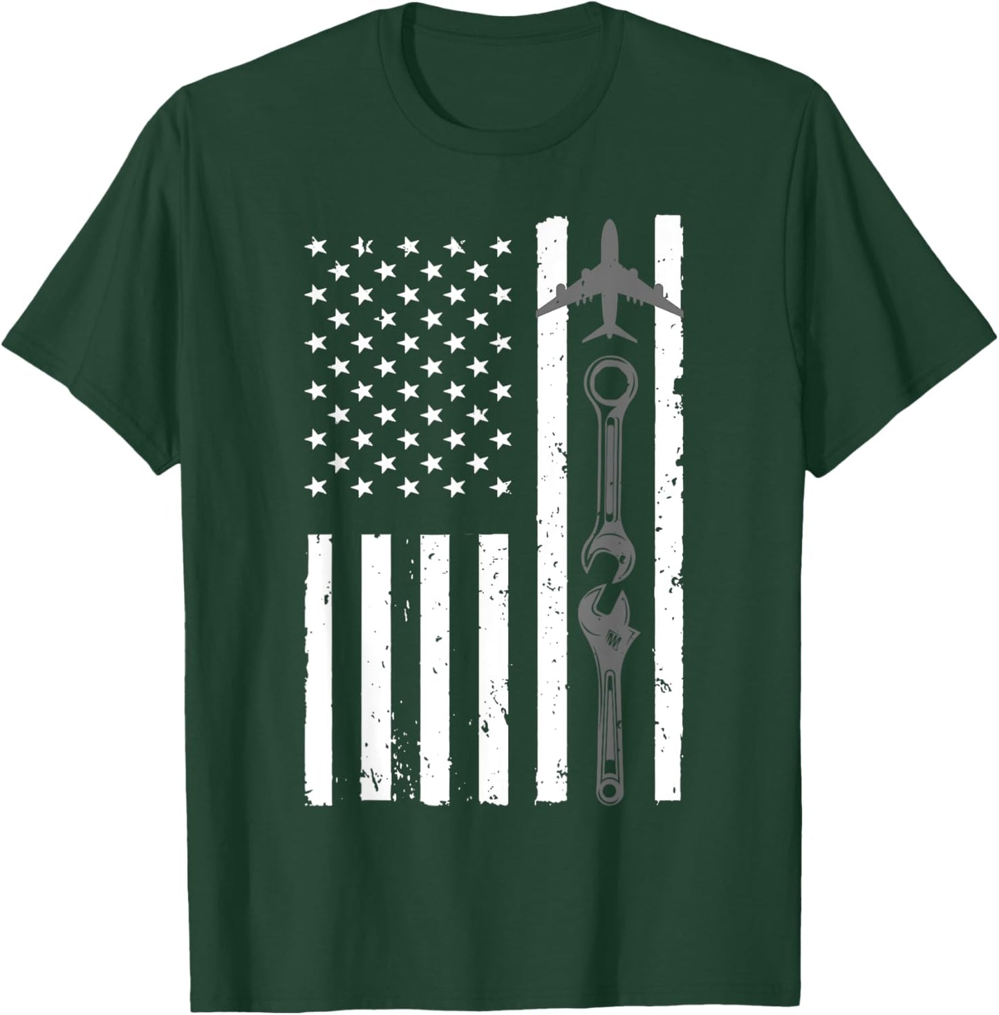 Cool Aircraft Mechanic Art Women Aircraft Technician T-Shirt - T-Shirt | Forest