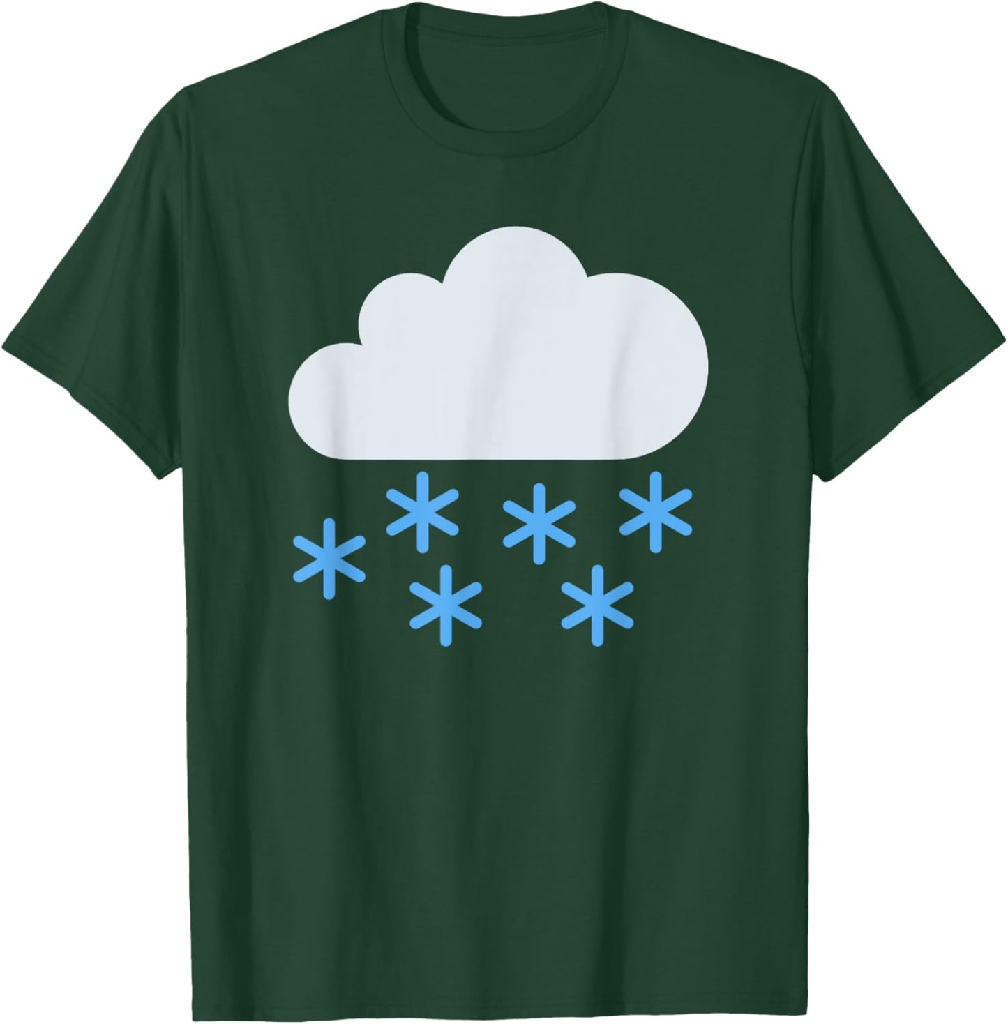 Cloud with Snow T-Shirt - T-Shirt | Forest