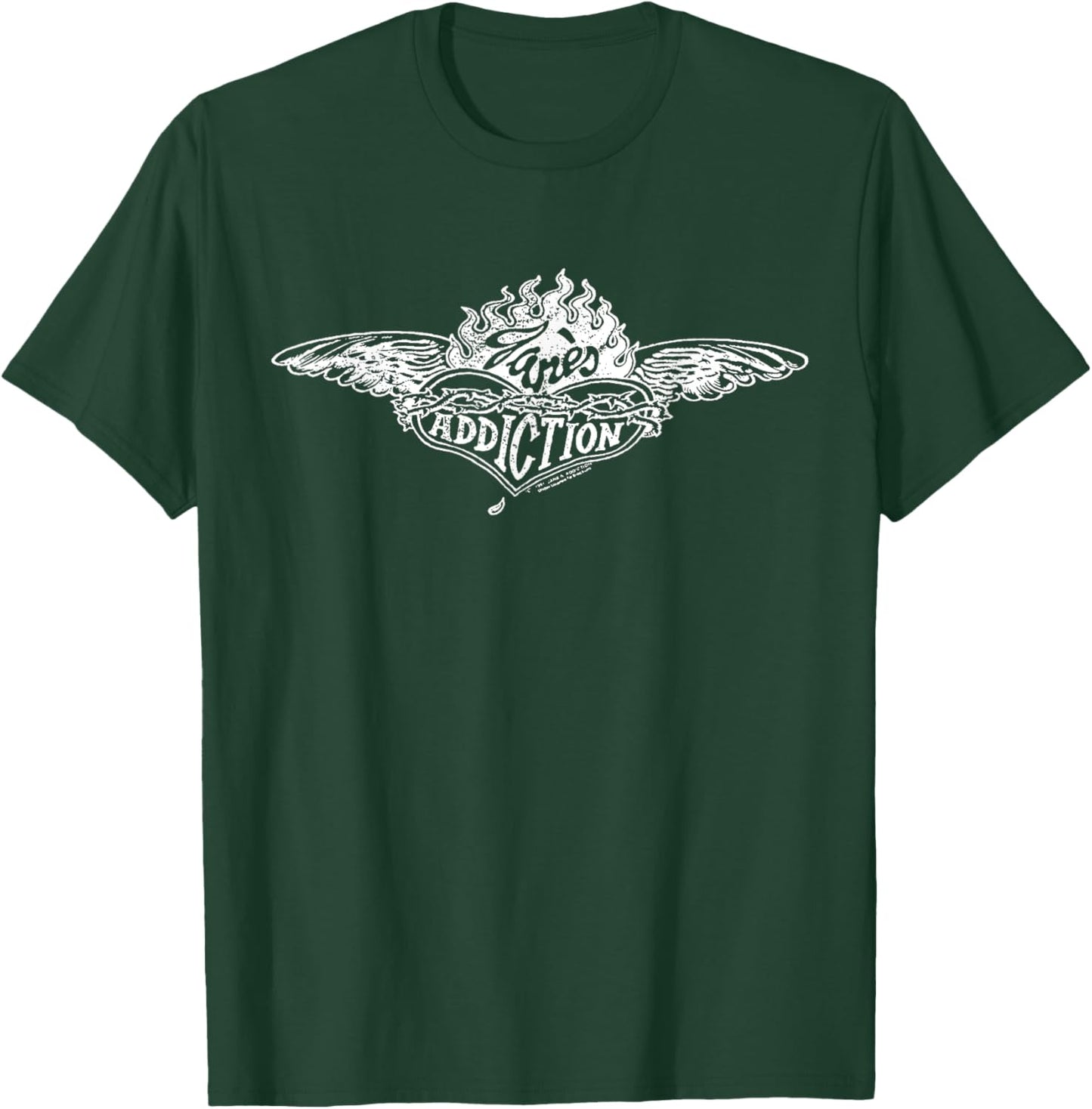 Jane’s Addiction – Heart Logo In Blues T-Shirt - T-Shirt | Forest