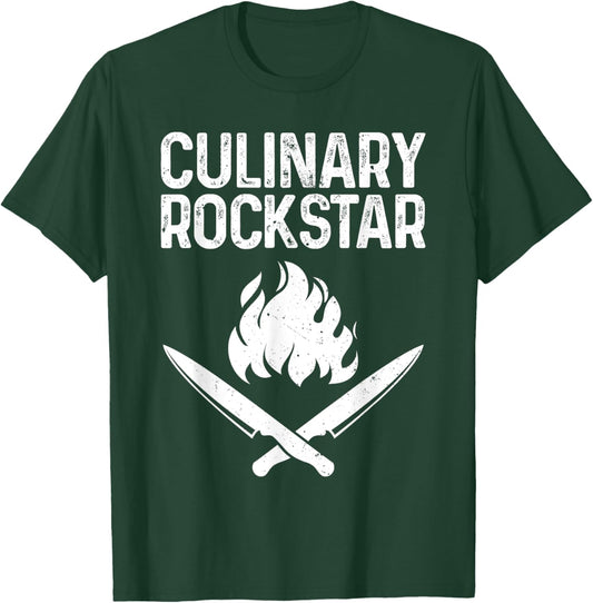 Funny Chef Novelty Women Kitchen Cook Culinary Chef T-Shirt - T-Shirt | Forest
