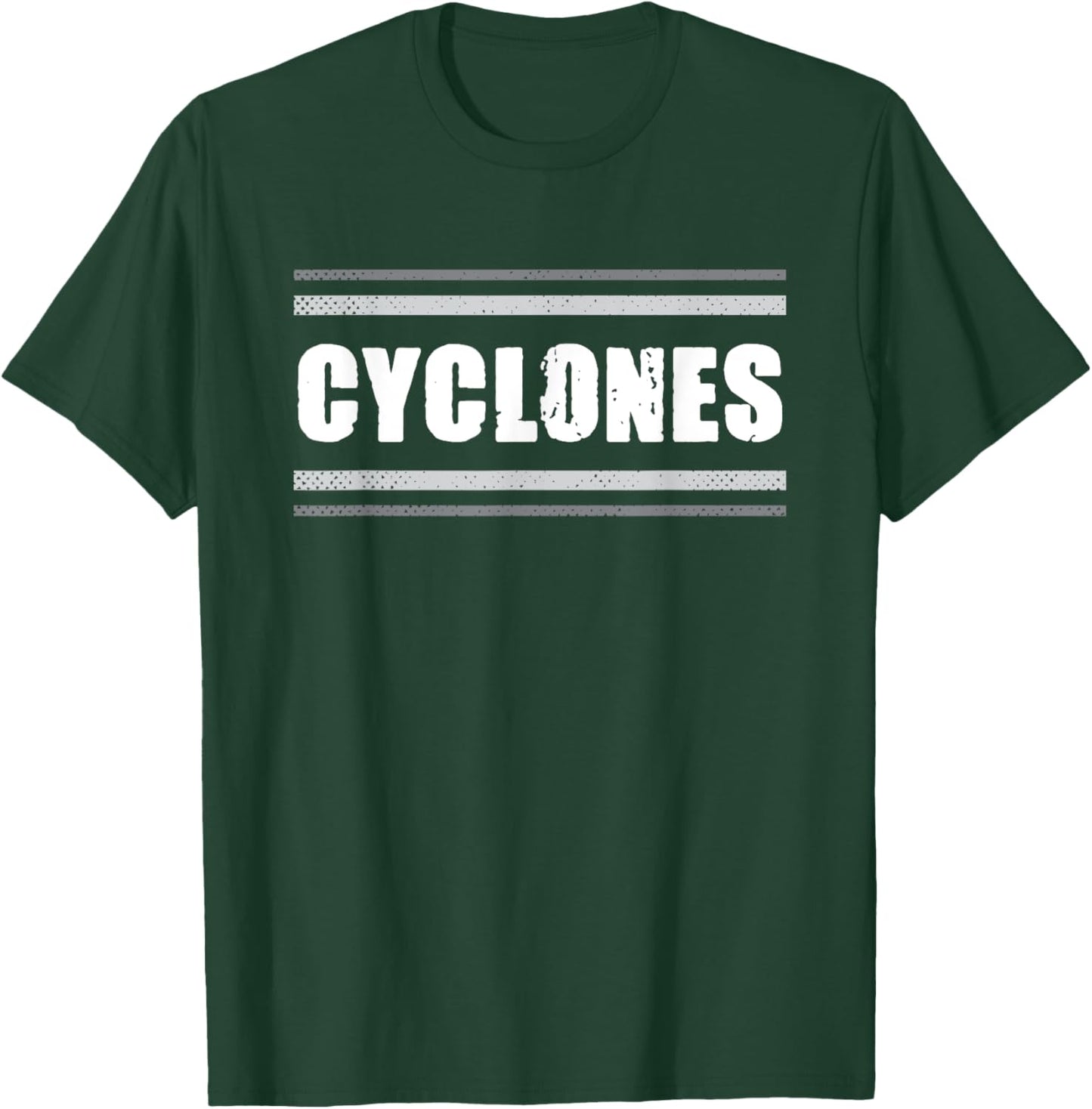 Cyclones Chester Vintage Stripes HS T-Shirt - T-Shirt | Forest