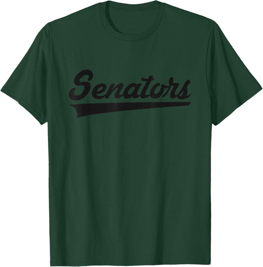 Sparkman Senators Vintage Swoosh T-Shirt - T-Shirt | Forest