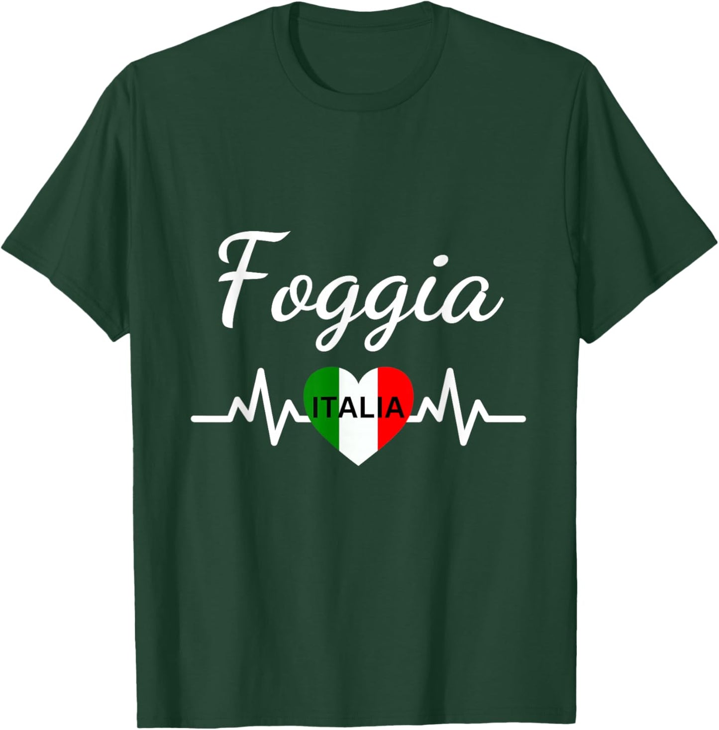 Foggia Italy Flag Italia Souvenir Matching Italian T-Shirt - T-Shirt | Forest