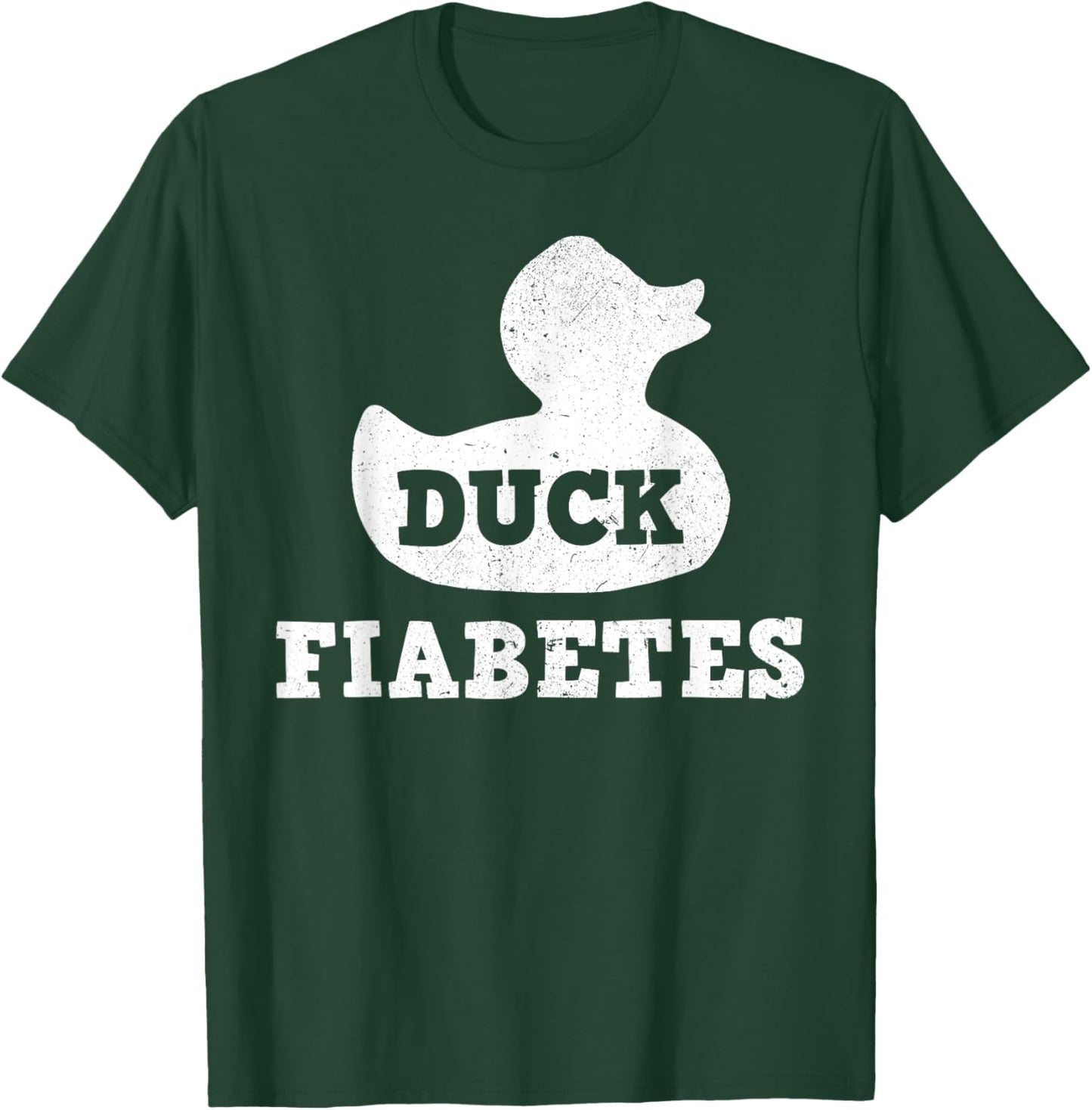 Duck Fiabetes Diabetes Awareness Month Insulin Pancreas T-Shirt - T-Shirt | Forest
