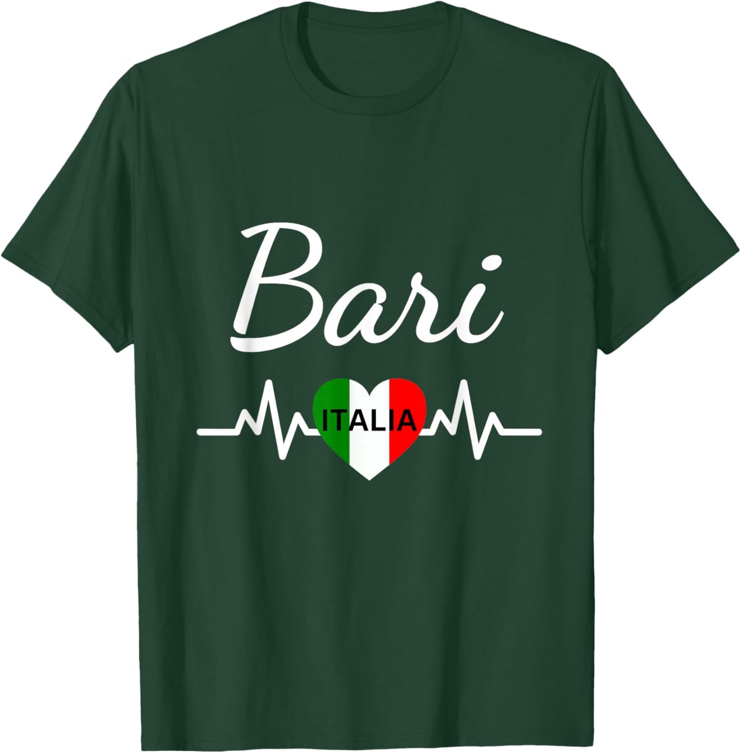 Bari Italy Flag Italia Souvenir Matching Italian T-Shirt - T-Shirt | Forest