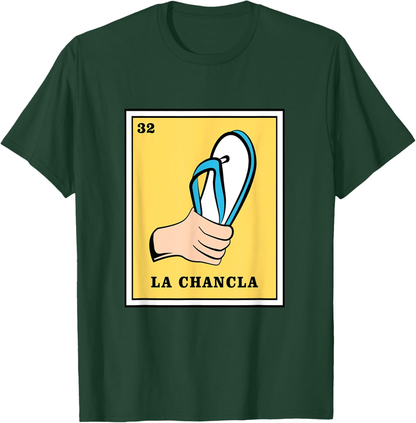 Funny Mexican Bingo La Chancla T-Shirt - T-Shirt | Forest