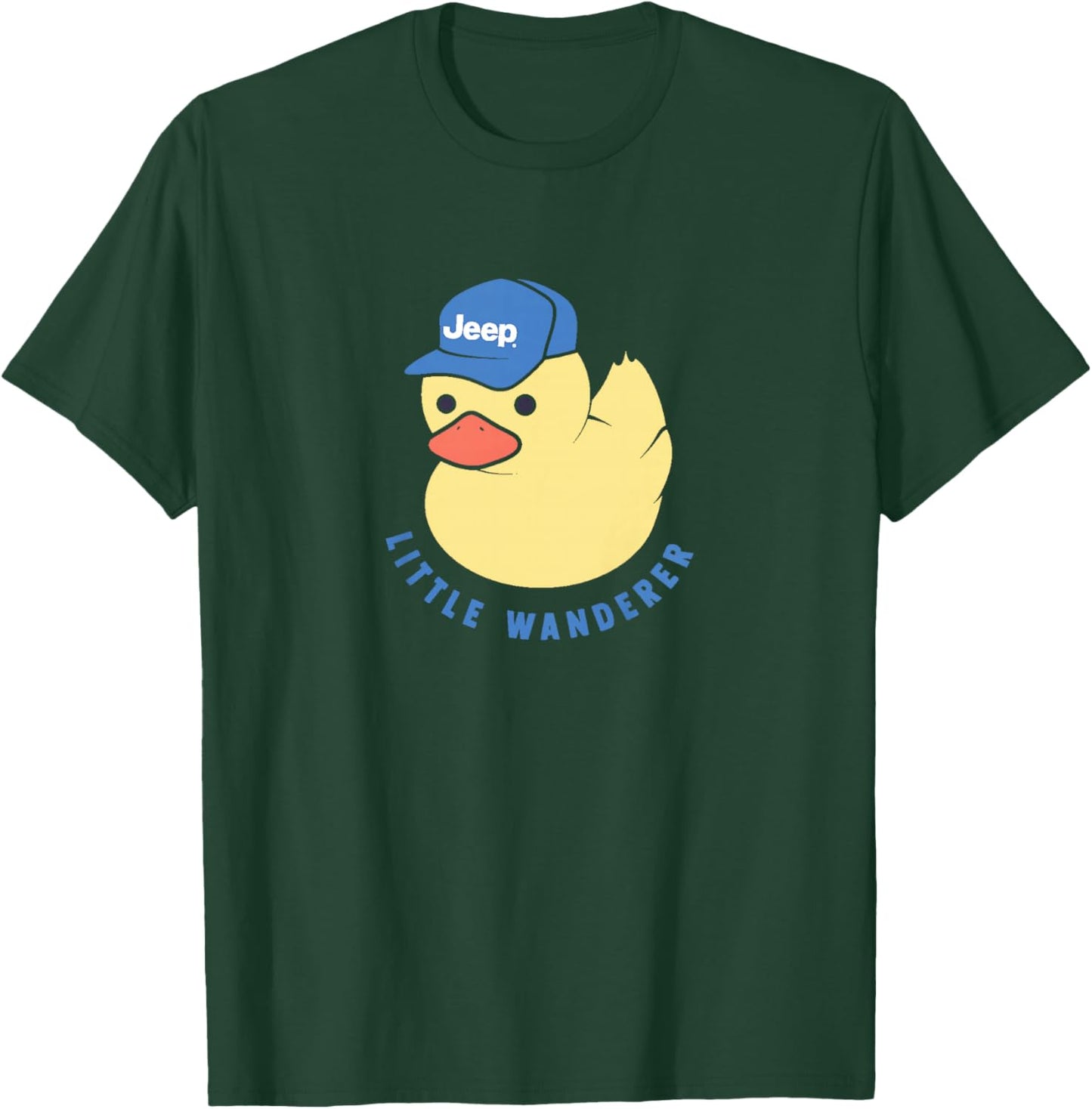 Kids Jeep Duck Little Wanderer - Officially Licensed T-Shirt - T-Shirt | Forest