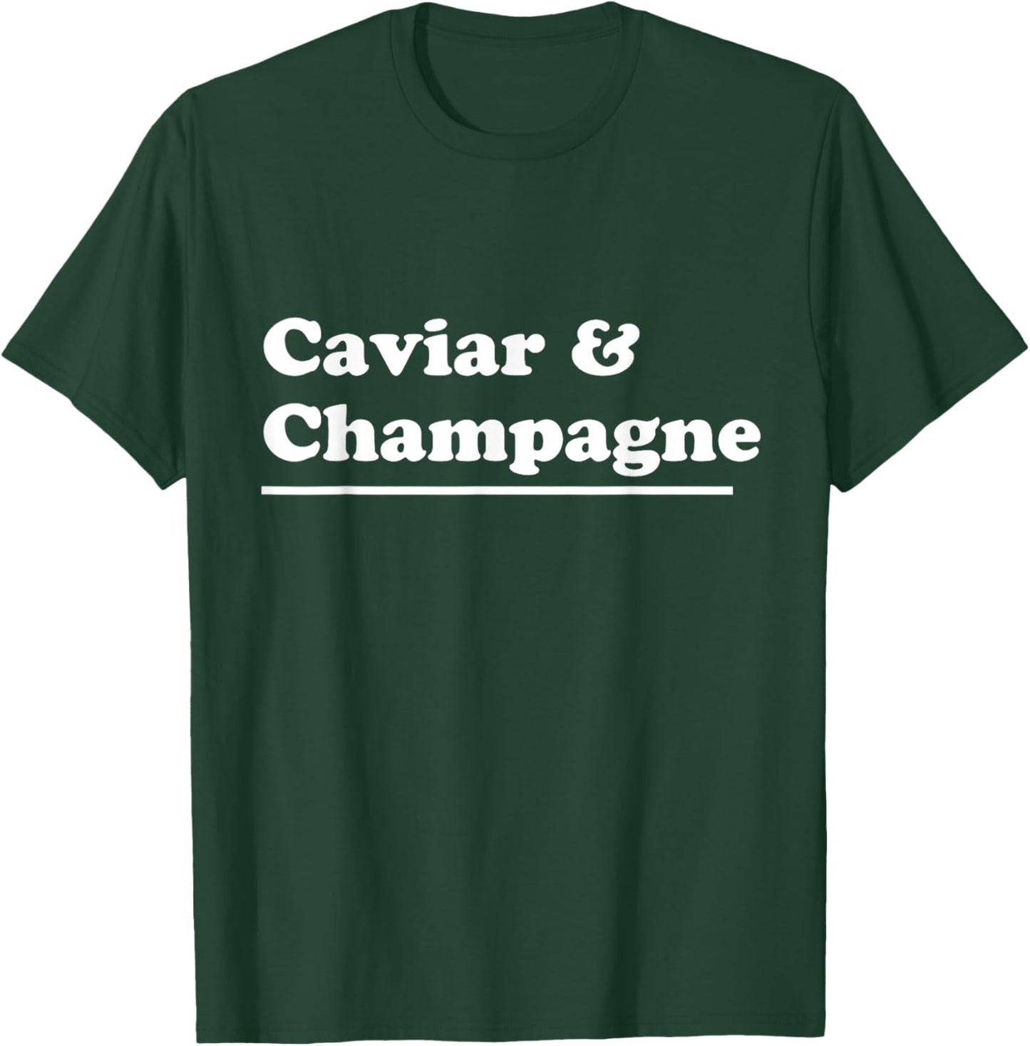 Caviar & Champagne T-Shirt - T-Shirt | Forest