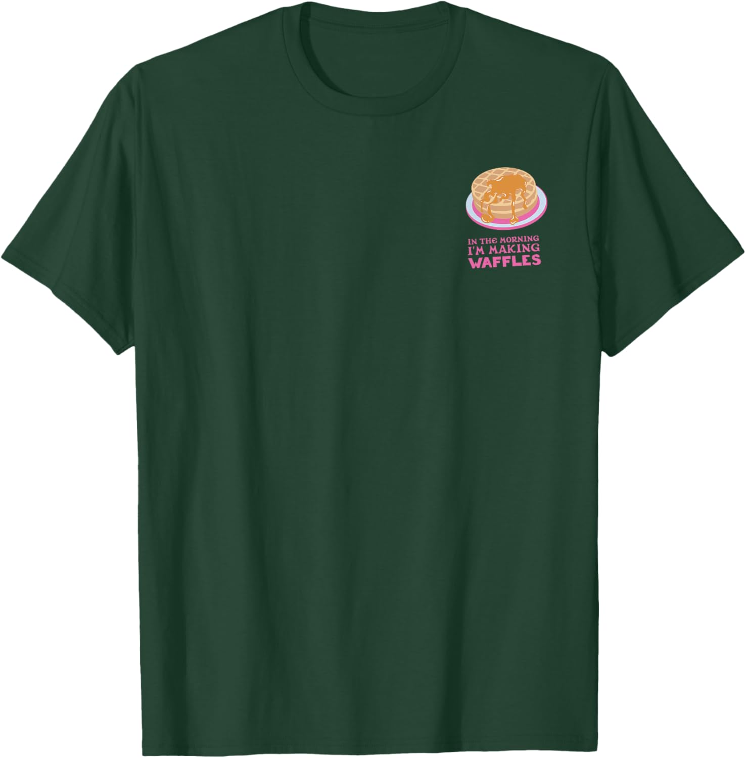 Shrek Donkey Waffles Front & Back T-Shirt - T-Shirt | Forest