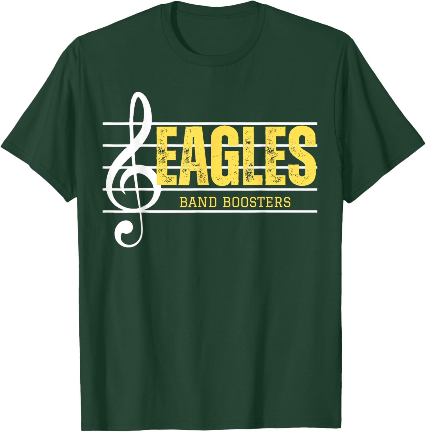 Eagles with Music Staff T-Shirt - T-Shirt | Forest
