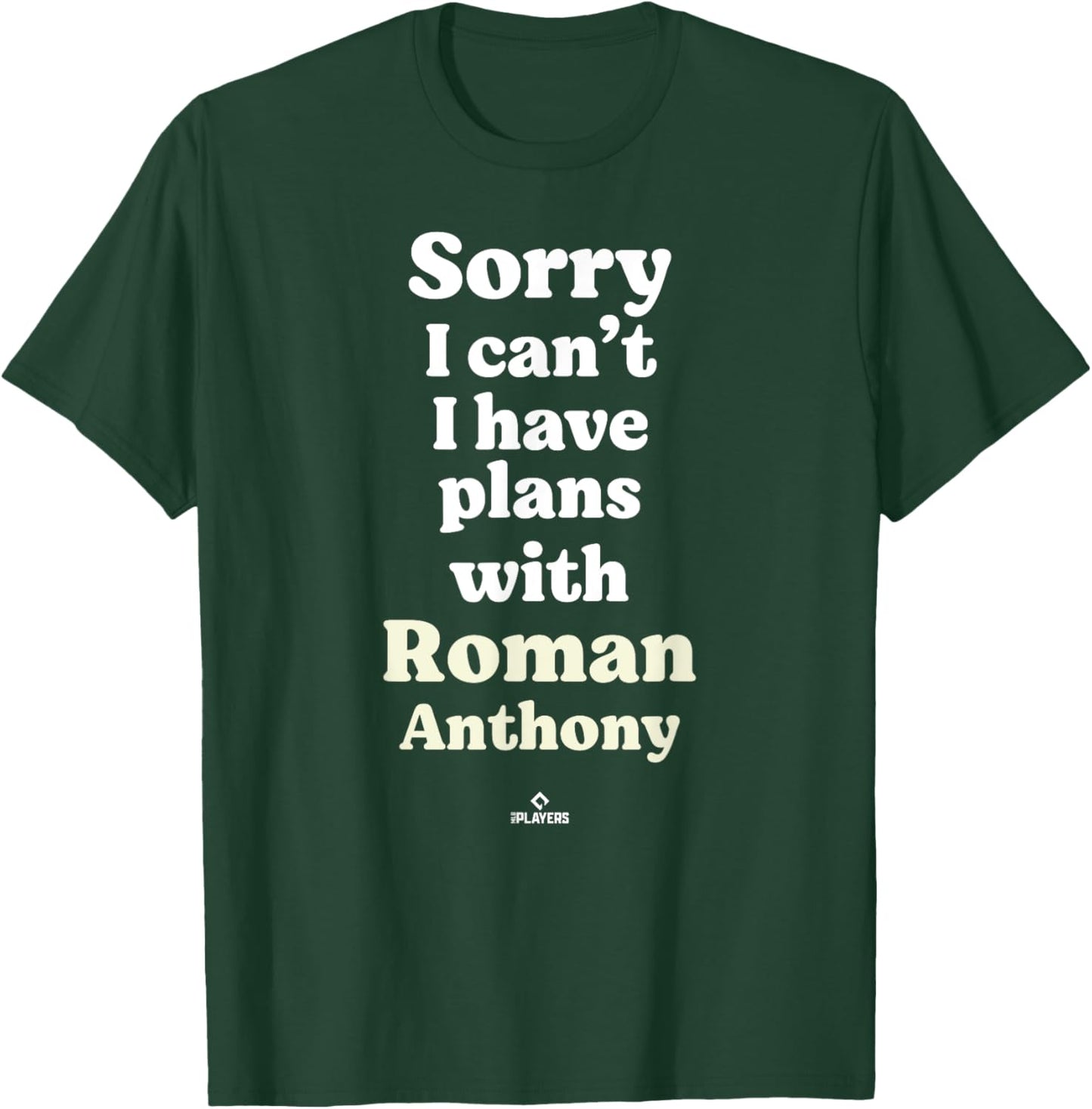 Roman Anthony Prospect Baseball Fan Gear T-Shirt - T-Shirt | Forest