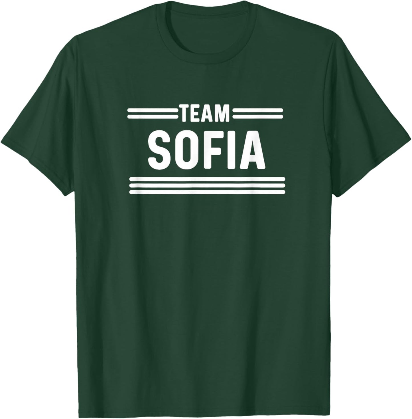 Team Sofia - Family Name T-Shirt - T-Shirt | Forest