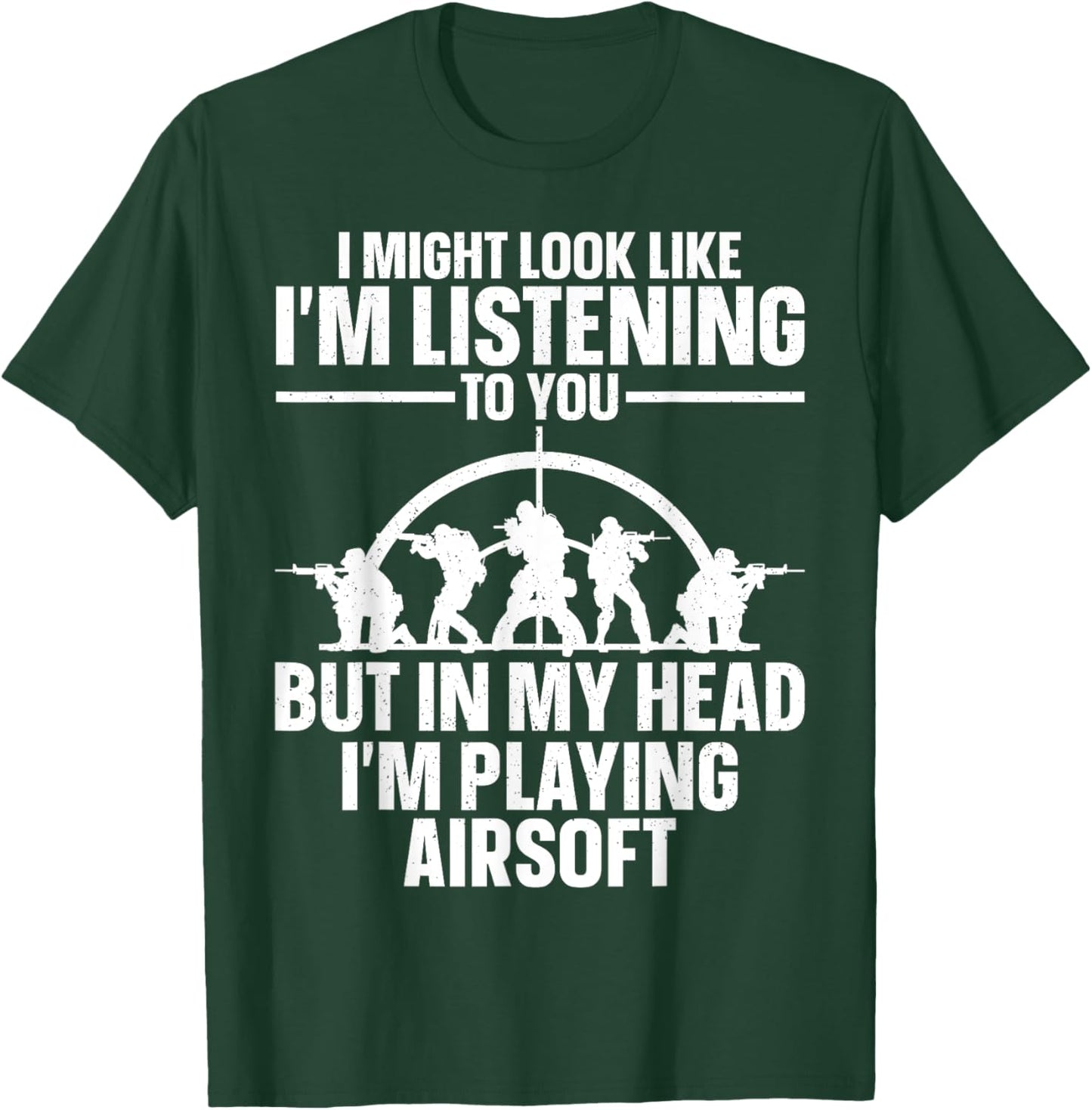 Funny Airsoft Art Women Kids Airsoft Lover Airsoft T-Shirt - T-Shirt | Forest