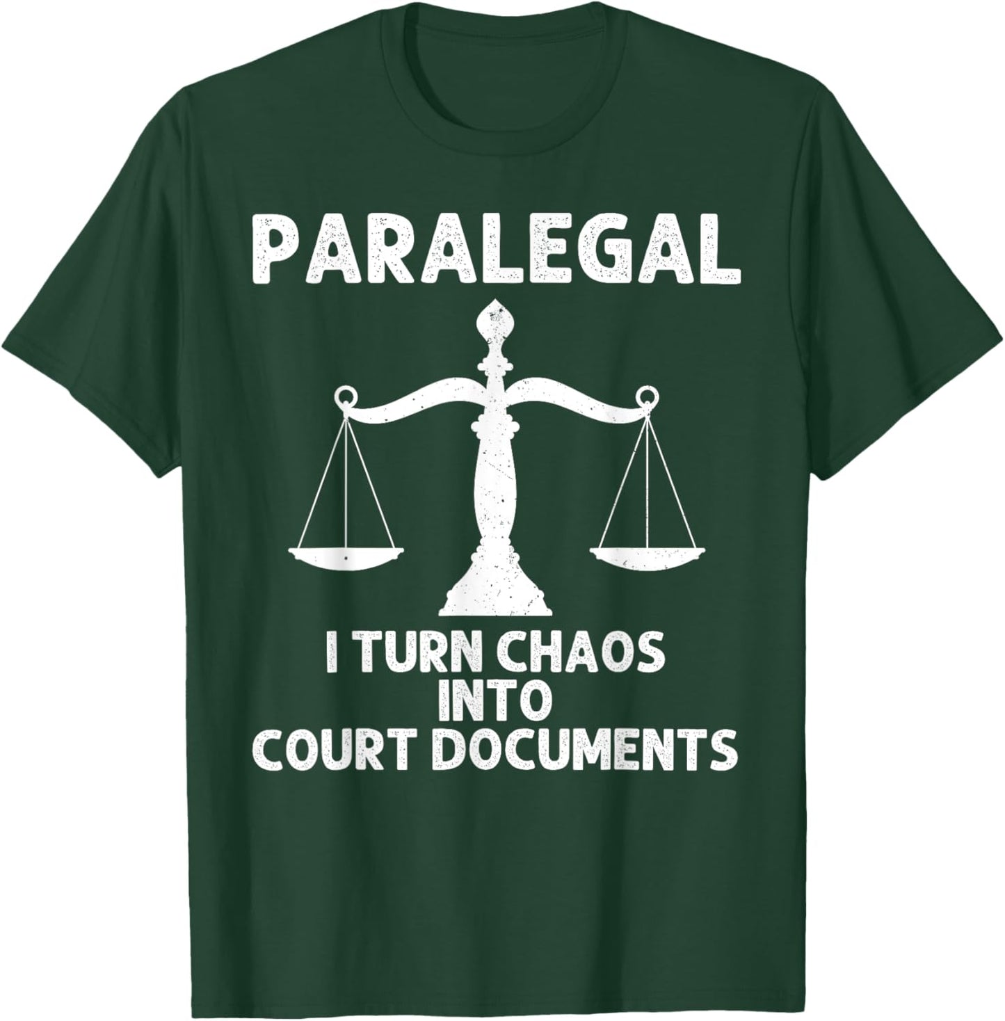 Best Paralegal Art Women Law Student Paralegal T-Shirt - T-Shirt | Forest