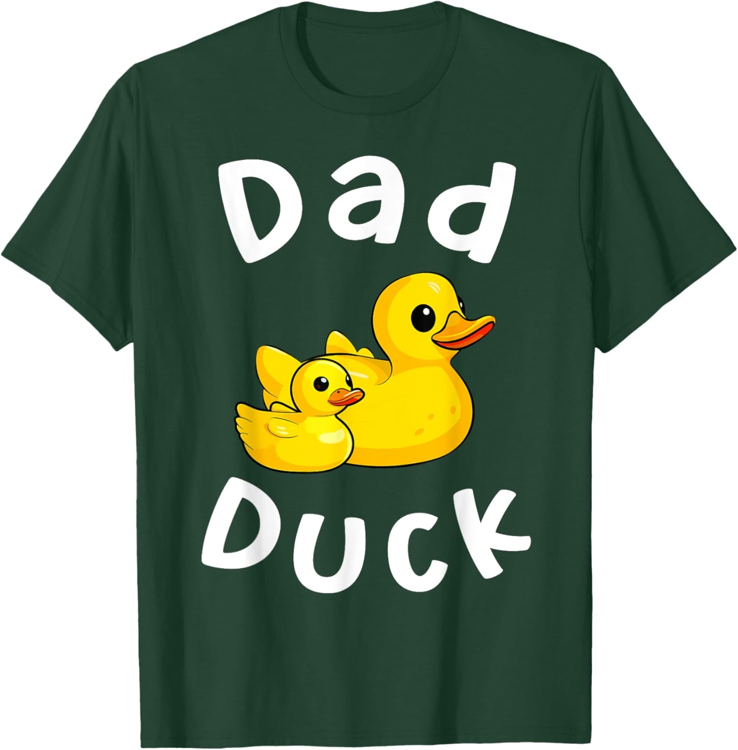 Dad Duck Birthday Rubber Duck Kids Family Matching T-Shirt - T-Shirt | Forest