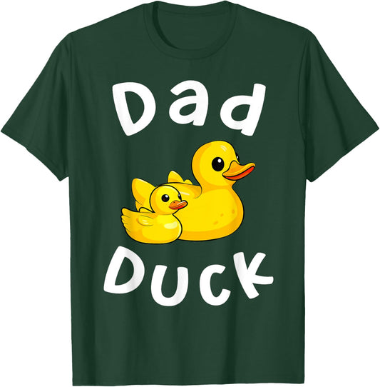 Dad Duck Birthday Rubber Duck Kids Family Matching T-Shirt - T-Shirt | Forest