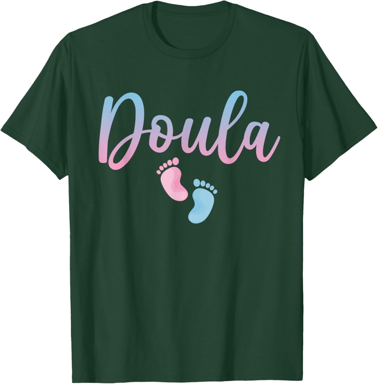 Cute Doula Art Girls Birth Worker Nursing Doula T-Shirt - T-Shirt | Forest