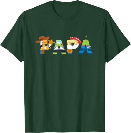 Disney and Pixar’s Toy Story Papa Father’s Day Dad Birthday T-Shirt - T-Shirt | Forest
