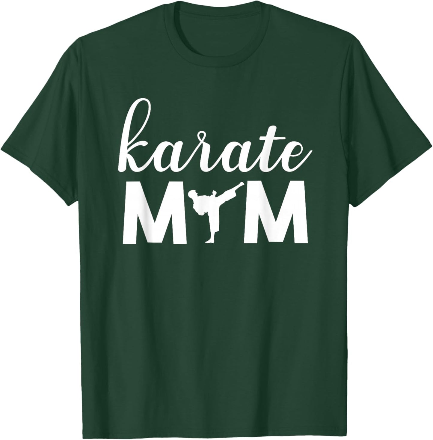 Karate Mom Son Graphic Cute T-Shirt - T-Shirt | Forest