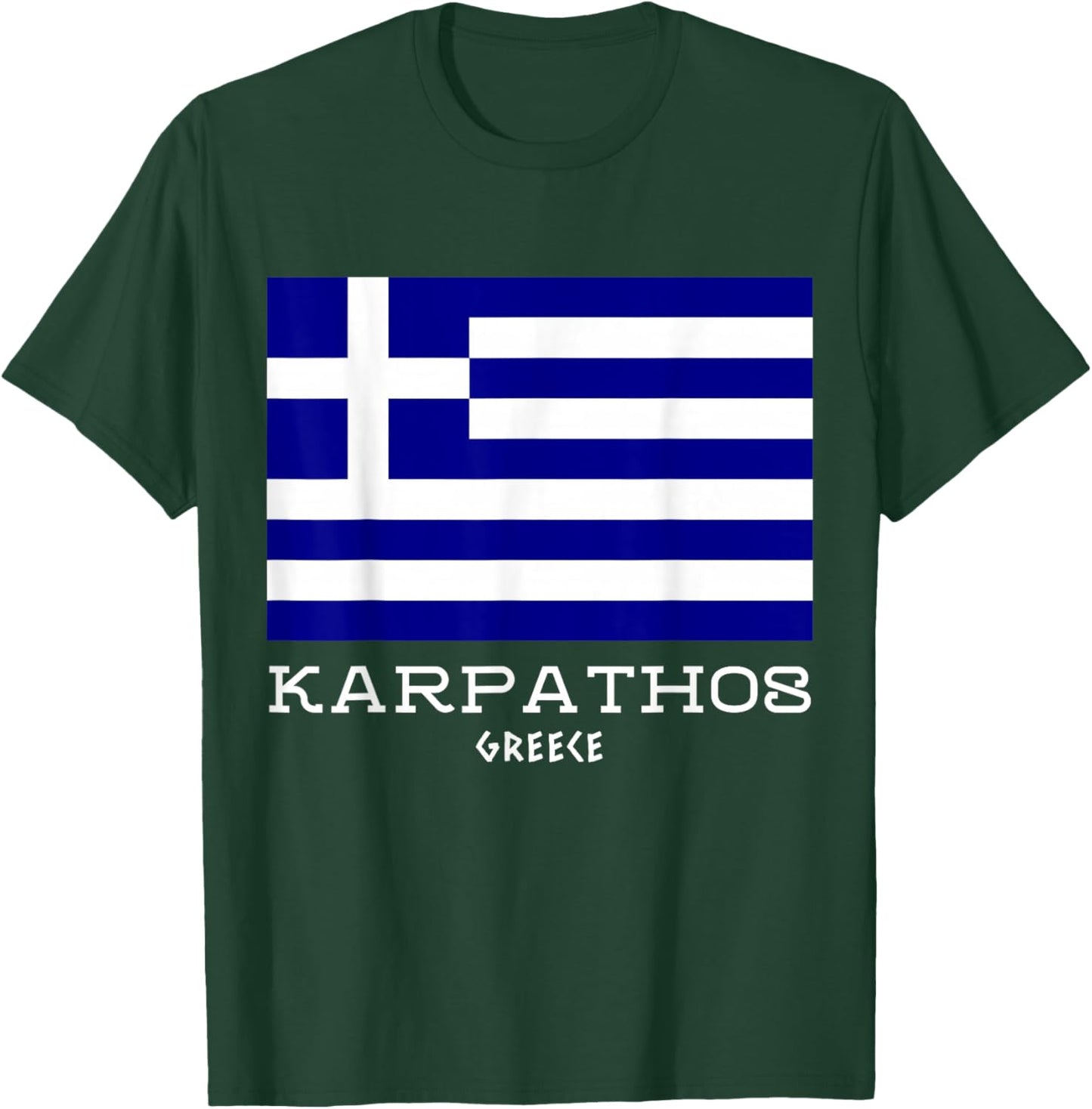 Karpathos Greece Greek Island Hellas Vacation Souvenir T-Shirt - T-Shirt | Forest