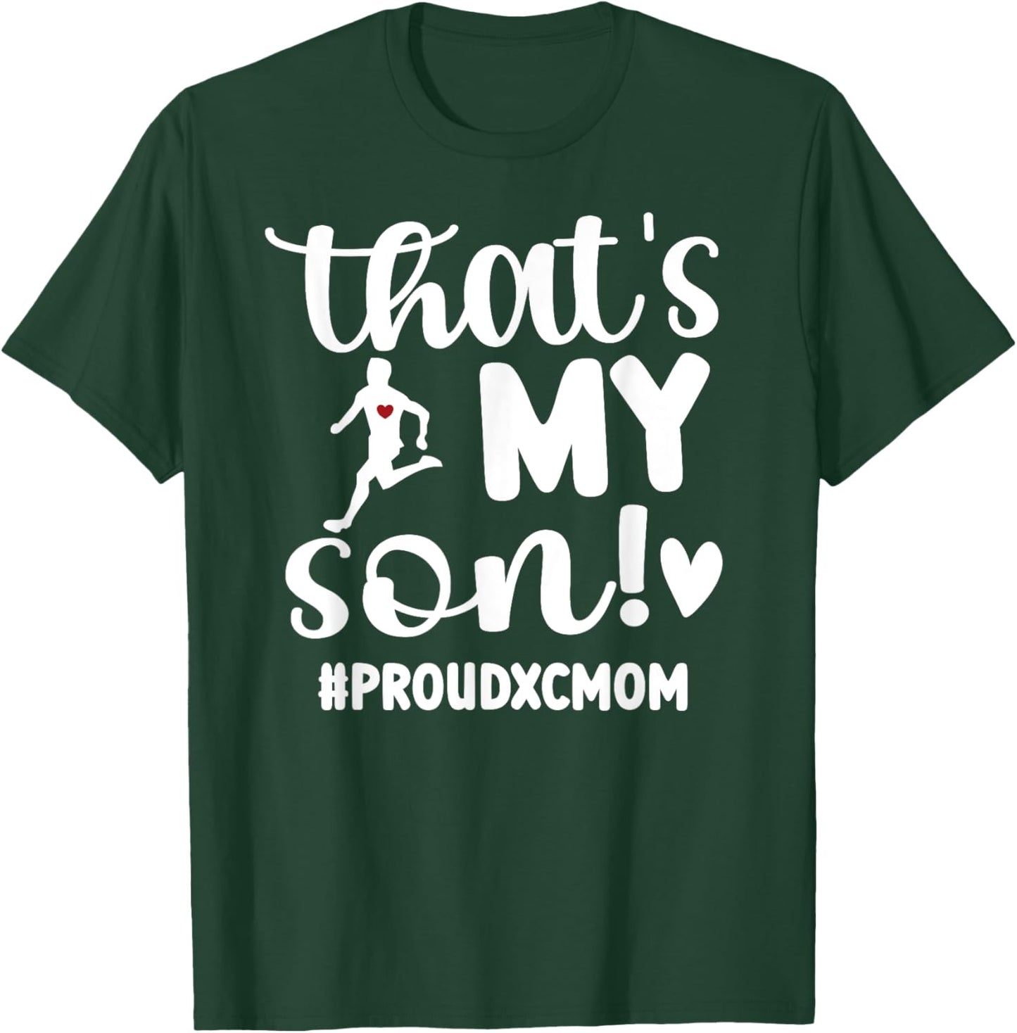 Proud XC Mom Cross Country Mom XC Runner Mother XC Mama T-Shirt - T-Shirt | Forest