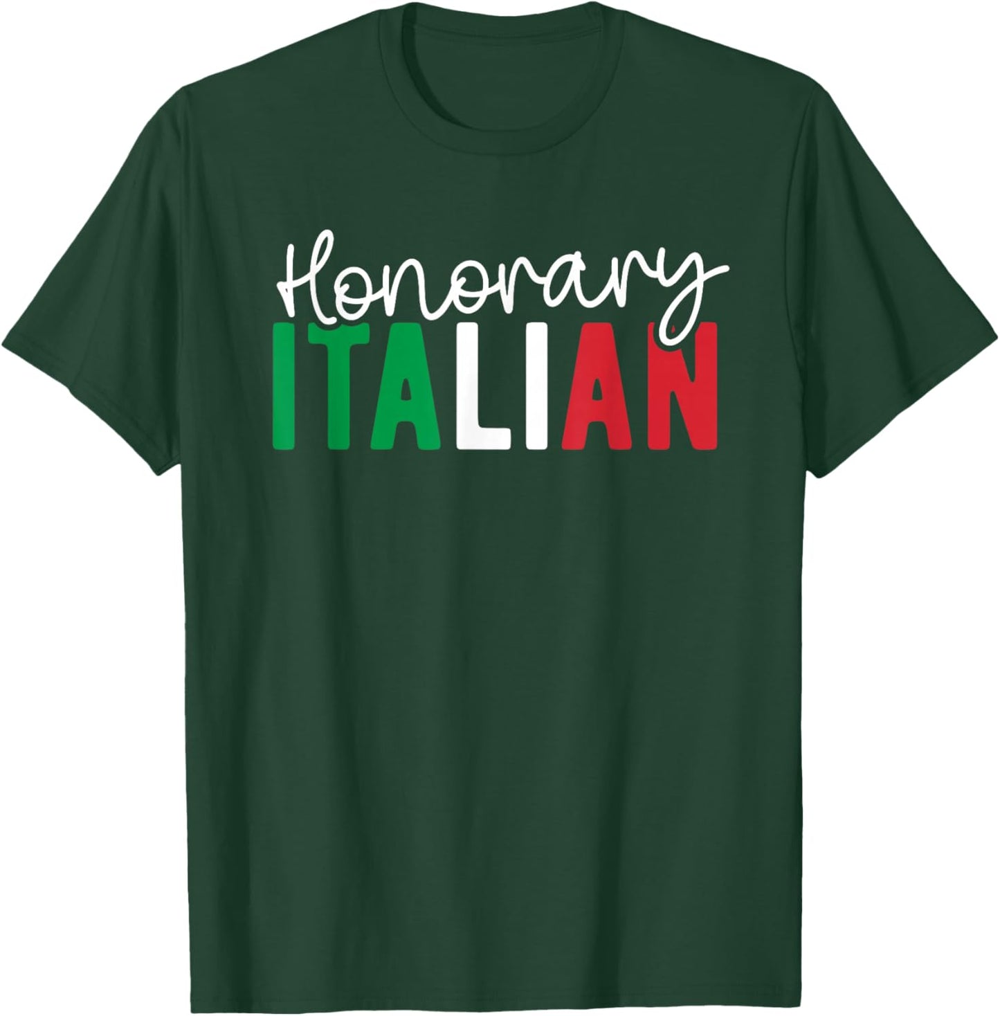 Honorary Italian Funny Italy Wedding Italian By Marriage T-Shirt - T-Shirt | Forest