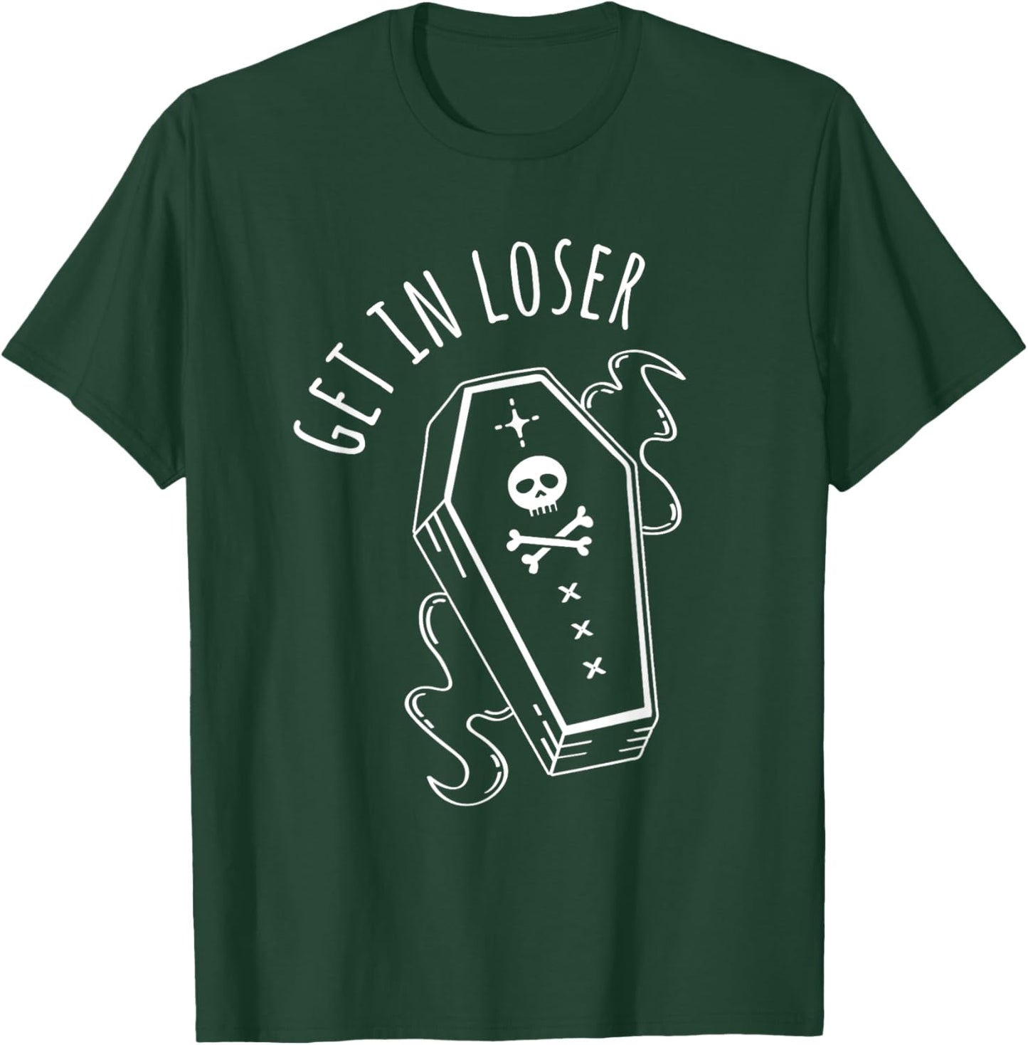 GET IN LOSER Pastel Goth Coffin T-Shirt - T-Shirt | Forest