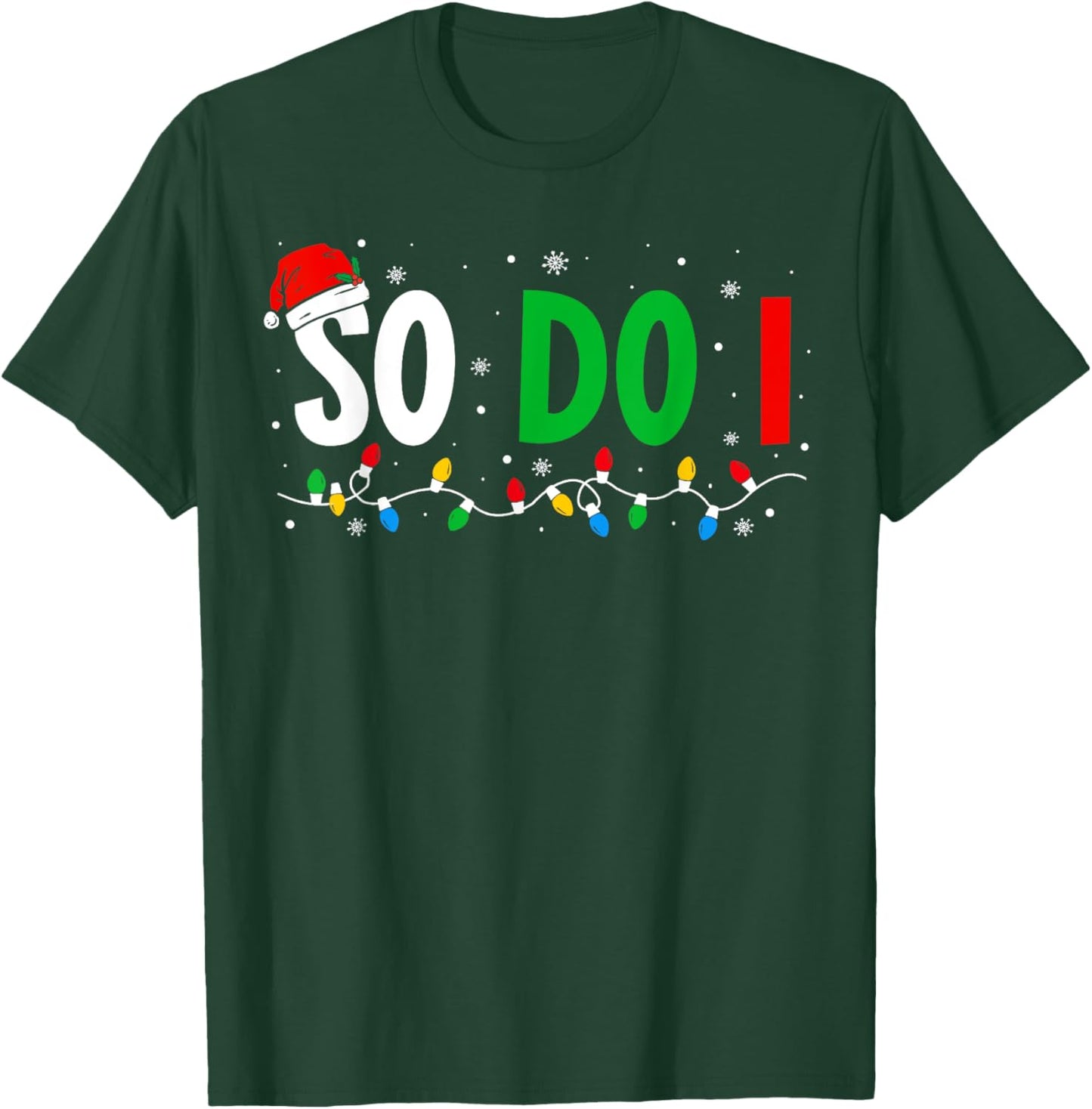 I Don't Do Matching Christmas Outfits So Do I Couples Family T-Shirt - T-Shirt | Forest