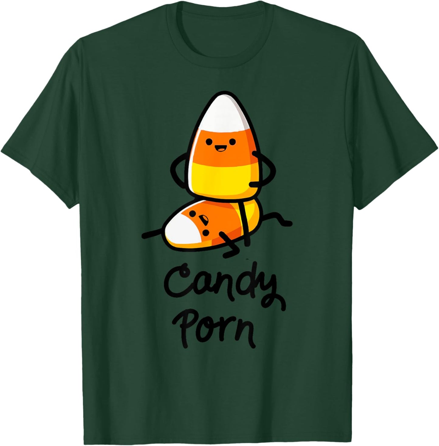 Funny Sarcastic Joke Candy Porn Lazy Halloween Costume T-Shirt - T-Shirt | Forest