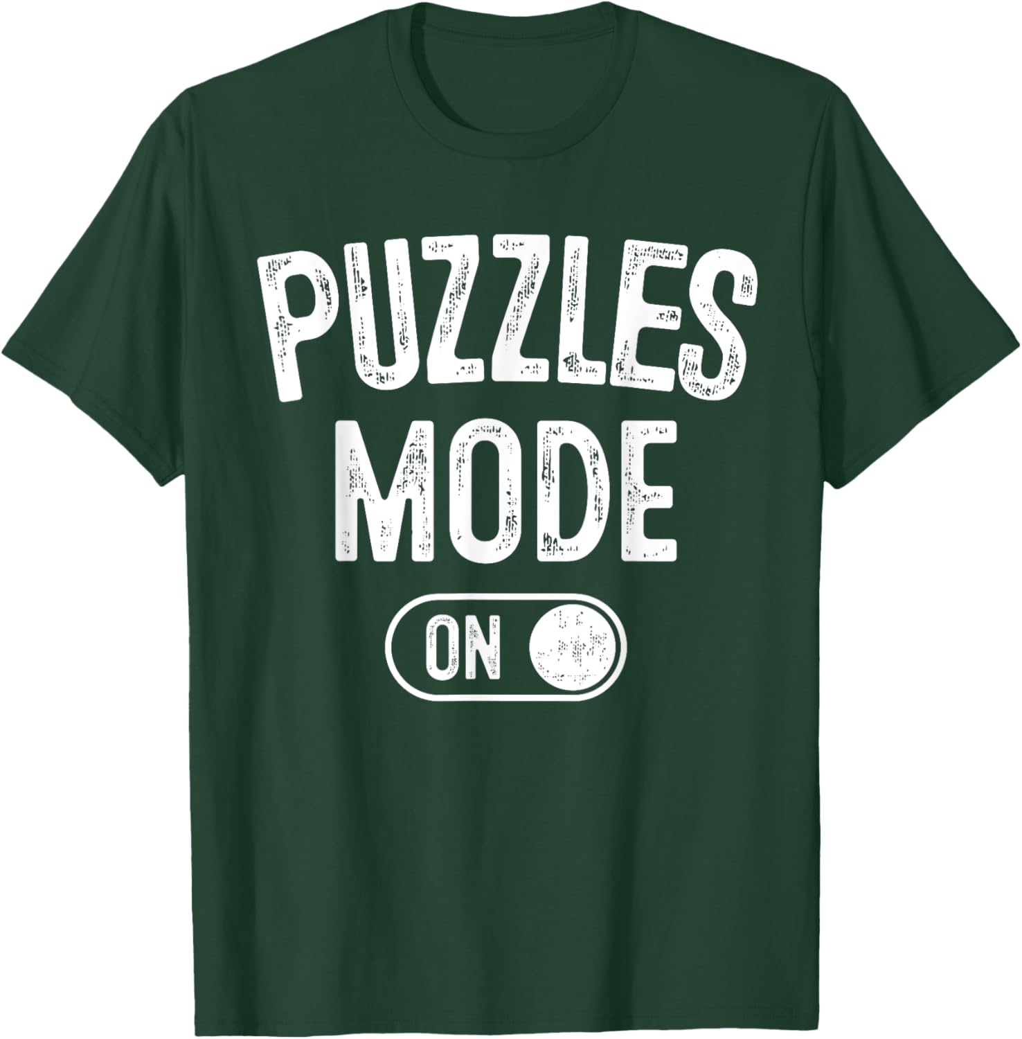 Puzzles Mode On Funny Puzzler Gift Puzzle Lover Gamer T-Shirt - T-Shirt | Forest