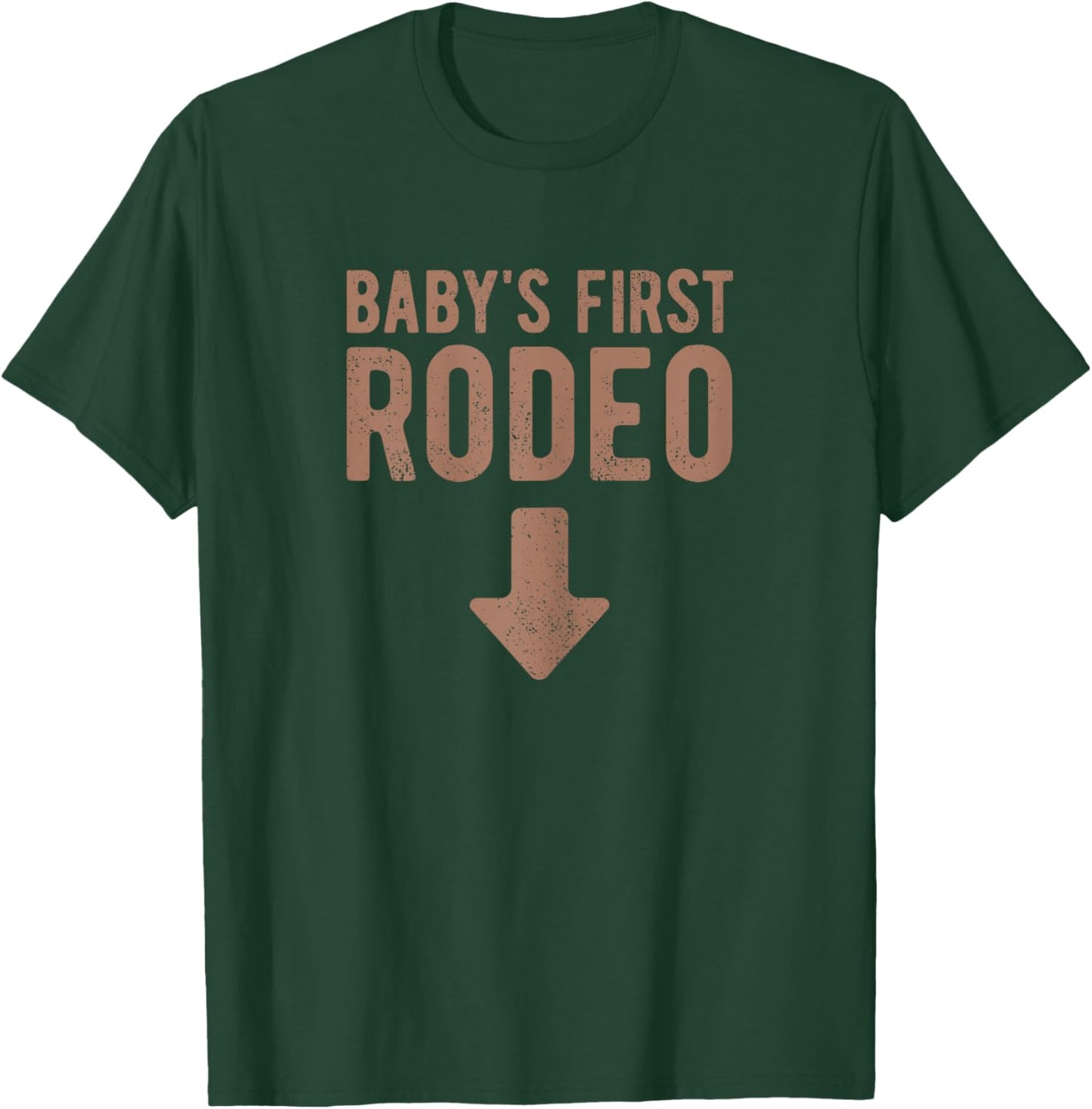 Pregnancy Rodeo Outfit Funny Mom To Be Pregnancy Rodeo T-Shirt - T-Shirt | Forest
