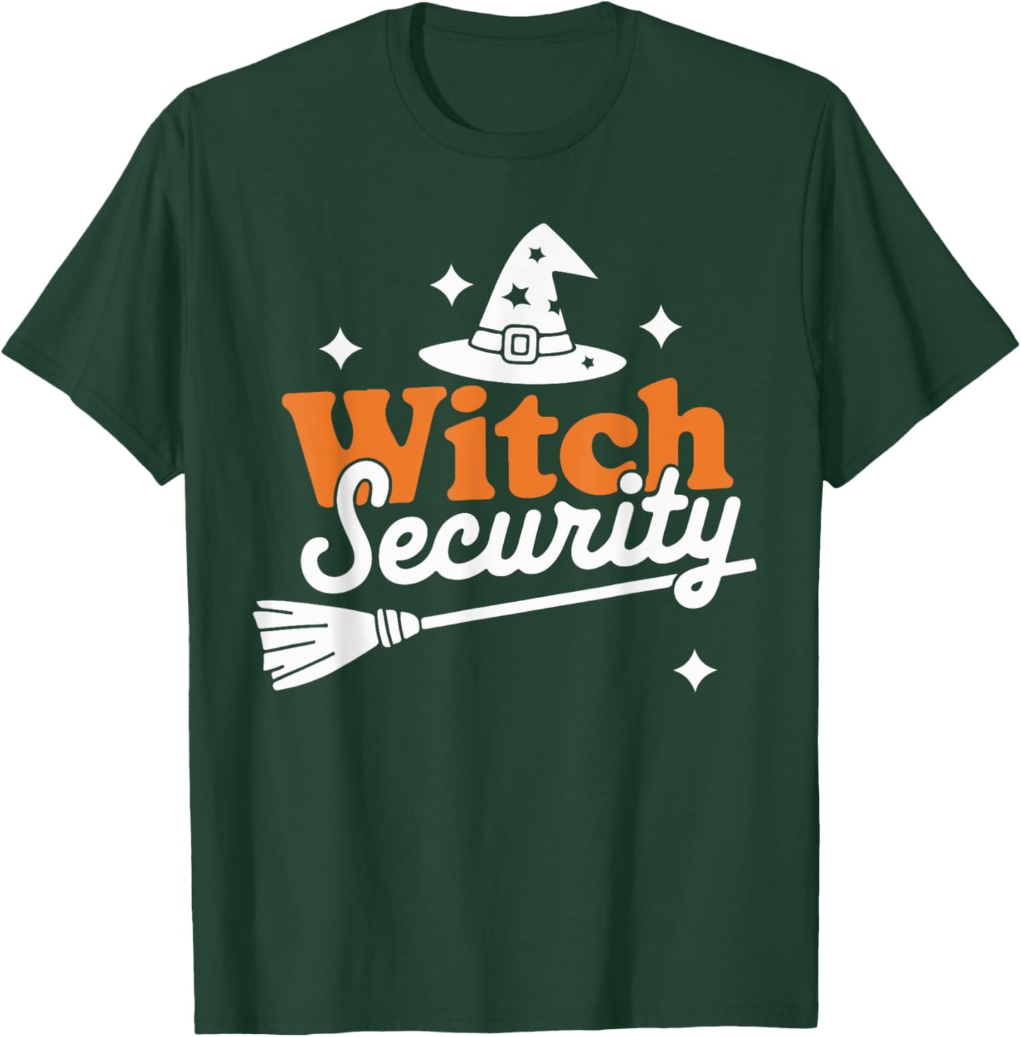 Witch Security Husband of Witches Husband Halloween Costume T-Shirt - T-Shirt | Forest