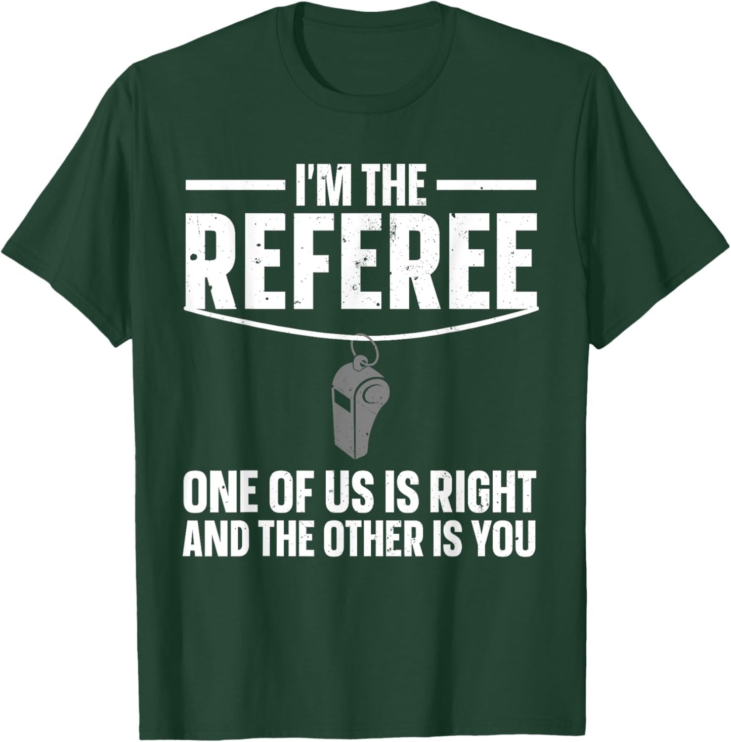 Funny Referee Design Women Sports Ref Gag Referee T-Shirt - T-Shirt | Forest