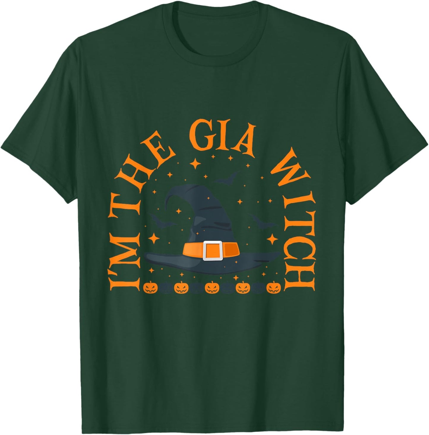 Im the Gia Witch Shirt Halloween Matching Group Costume T-Shirt - T-Shirt | Forest