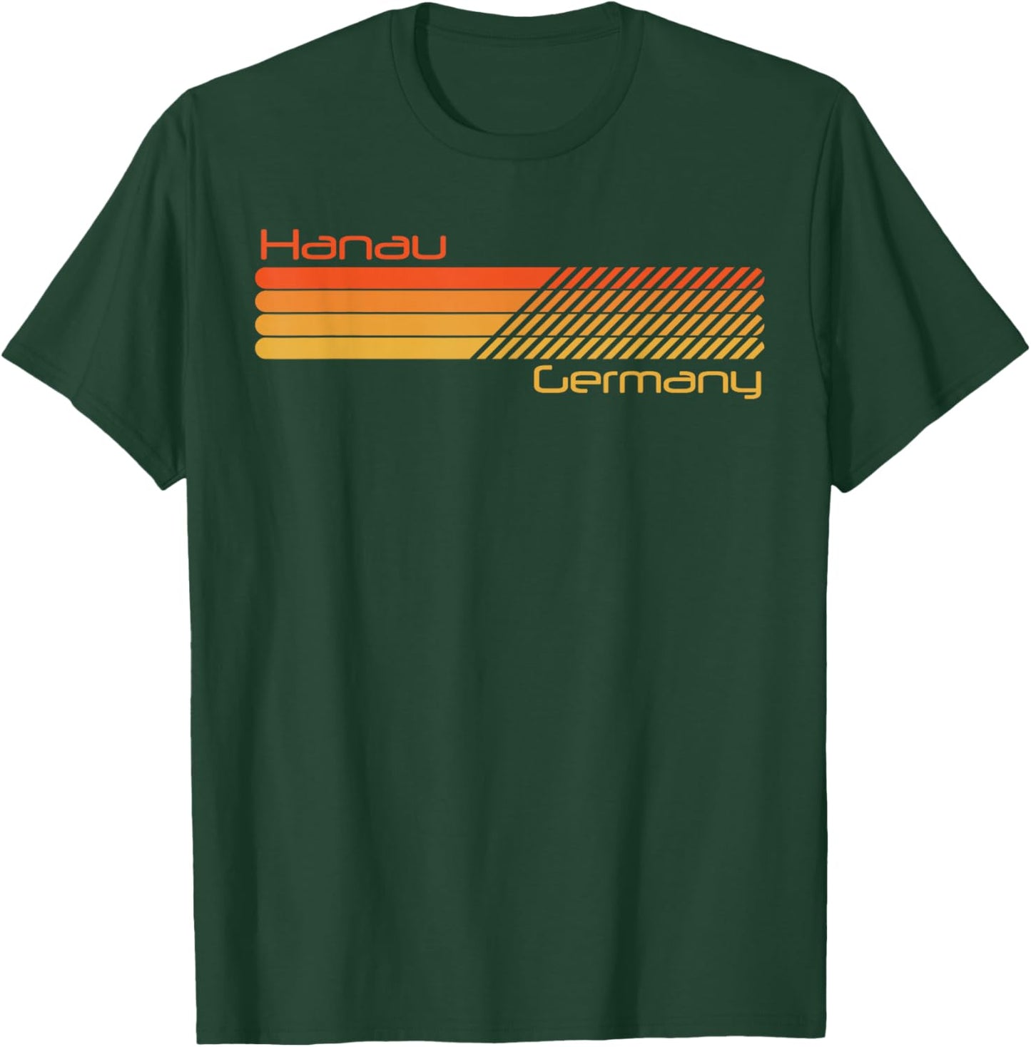 Retro Hanau Germany T-Shirt - T-Shirt | Forest