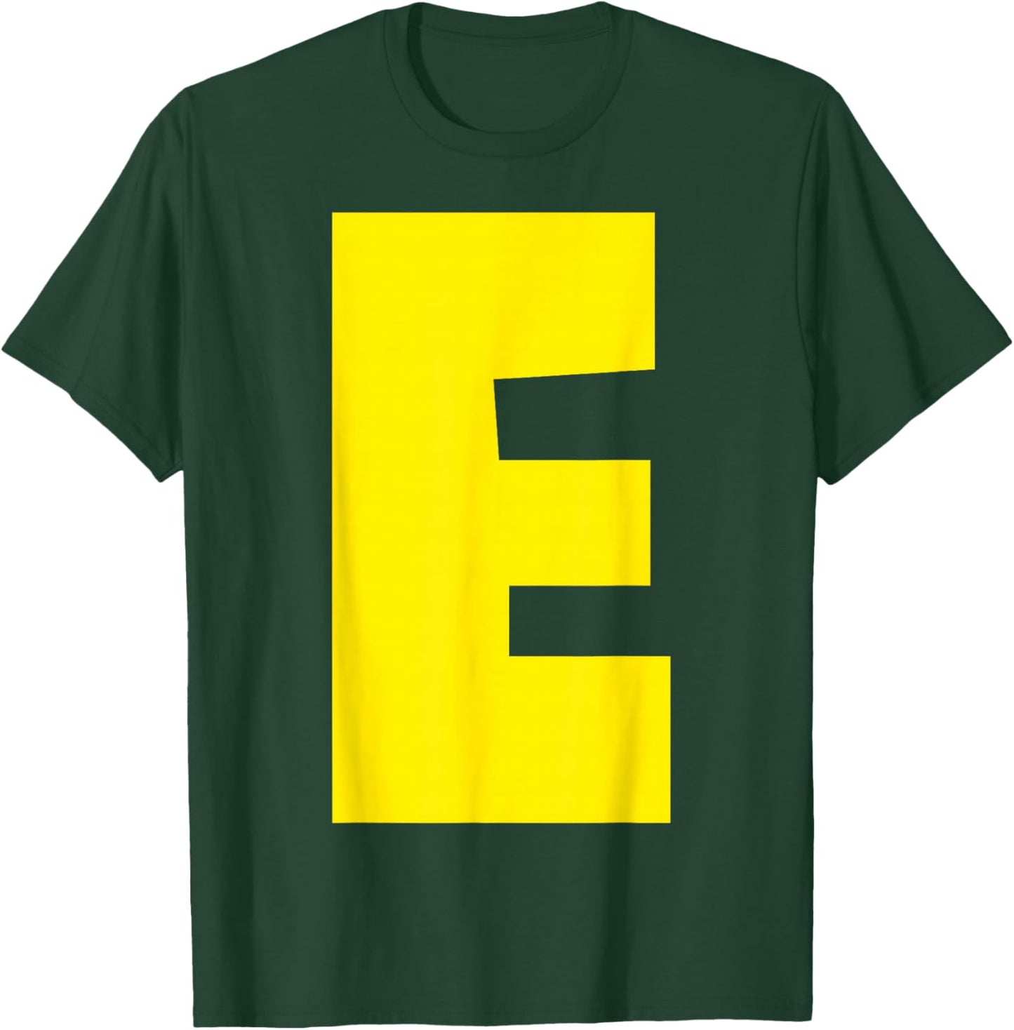 "E" Letter Chipmunk Group Matching Funny Halloween Letter E T-Shirt - T-Shirt | Forest
