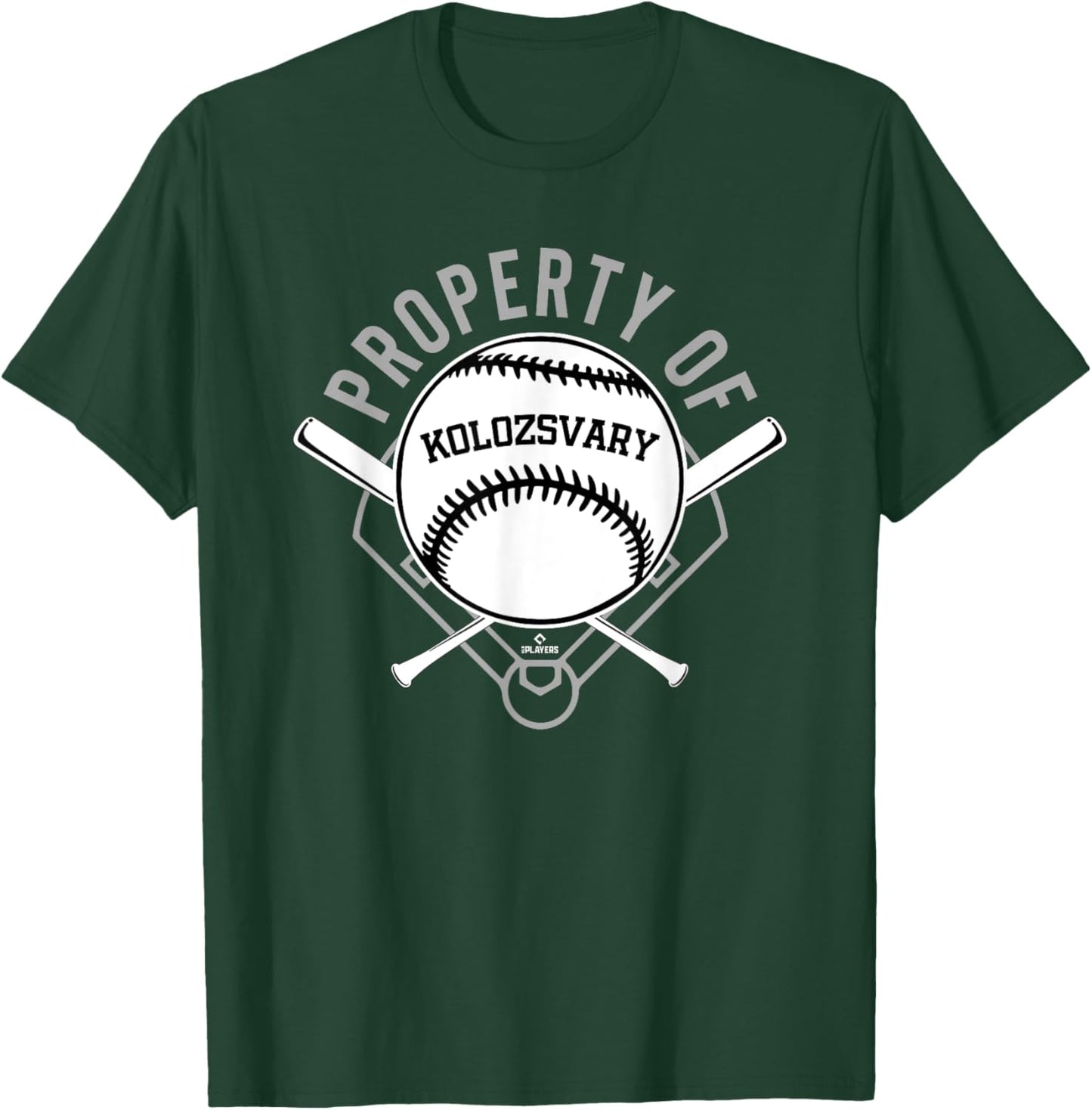 Property of Mark Kolozsvary Prospect Baseball Fan Gear T-Shirt - T-Shirt | Forest